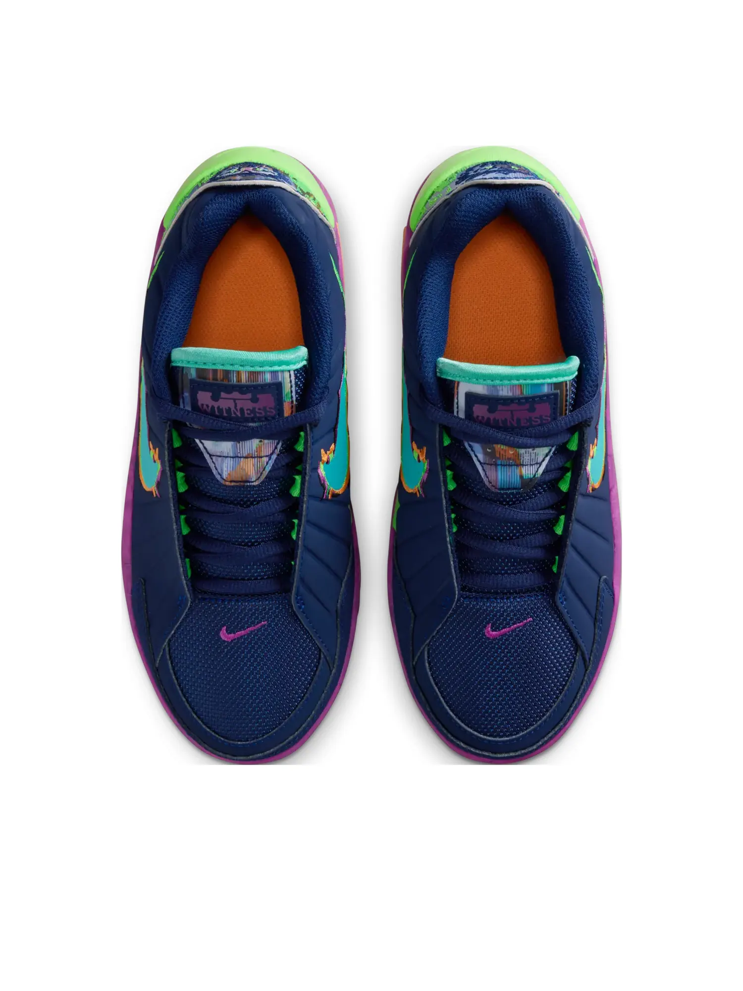 Кроссовки (GS) Nike LeBron Witness 9 'Blue Void Vivid Purple' — изображение 2 из 6, синий