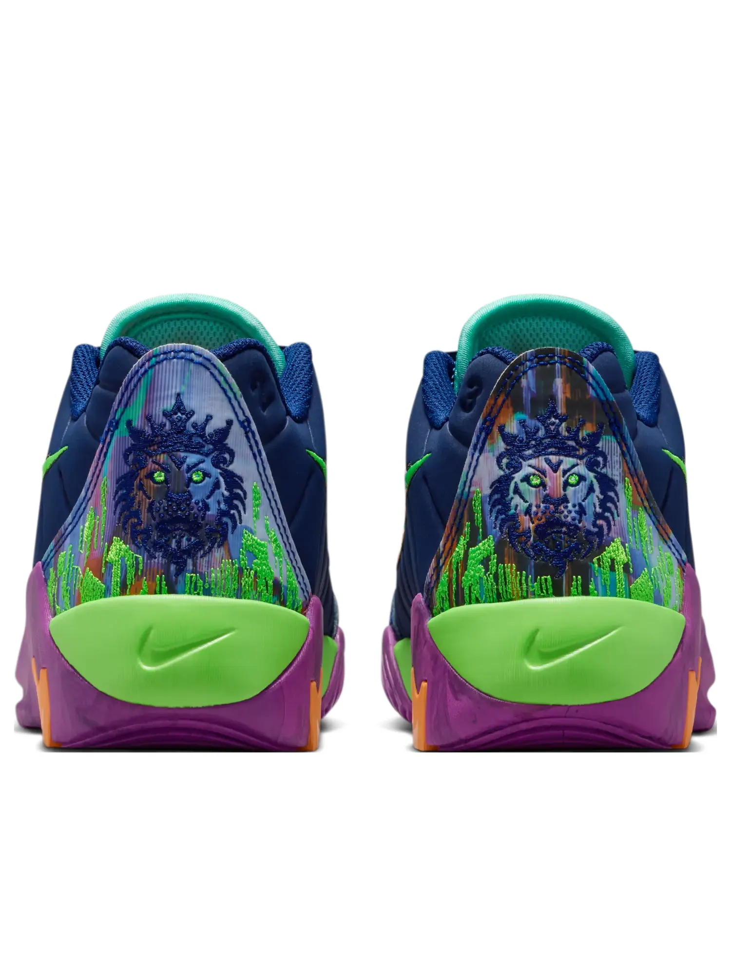 Кроссовки (GS) Nike LeBron Witness 9 'Blue Void Vivid Purple' — изображение 3 из 6, синий