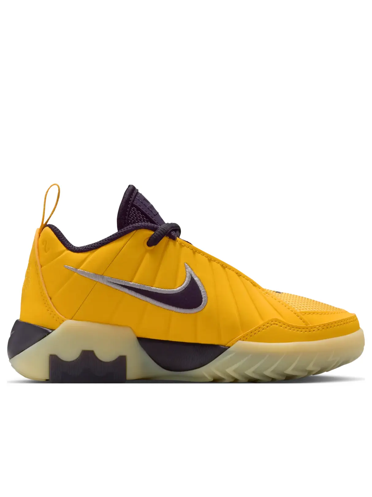Кроссовки (PS) Nike LeBron Witness 9 'Amarillo Soft Yellow Cave Purple' — изображение 2 из 7, желтый