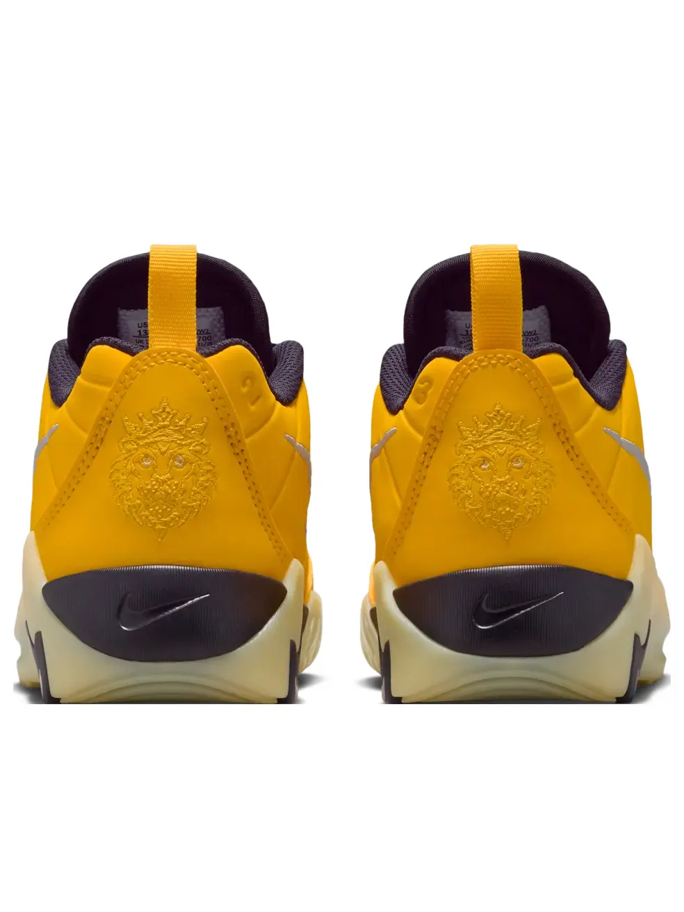Кроссовки (PS) Nike LeBron Witness 9 'Amarillo Soft Yellow Cave Purple' — изображение 5 из 7, желтый