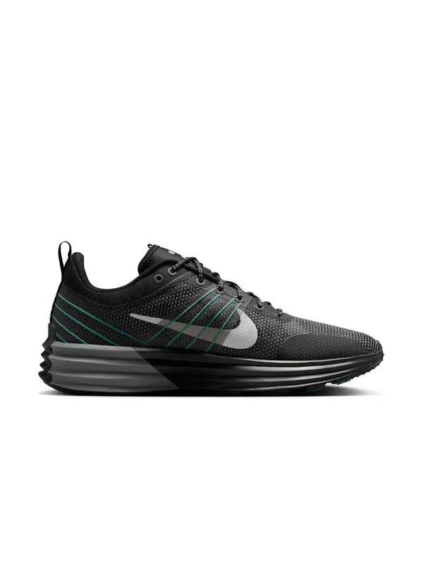 Кроссовки lunar roam premium 'black cool grey aurora green' Nike — изображение 2 из 4, черный/серый/зеленый