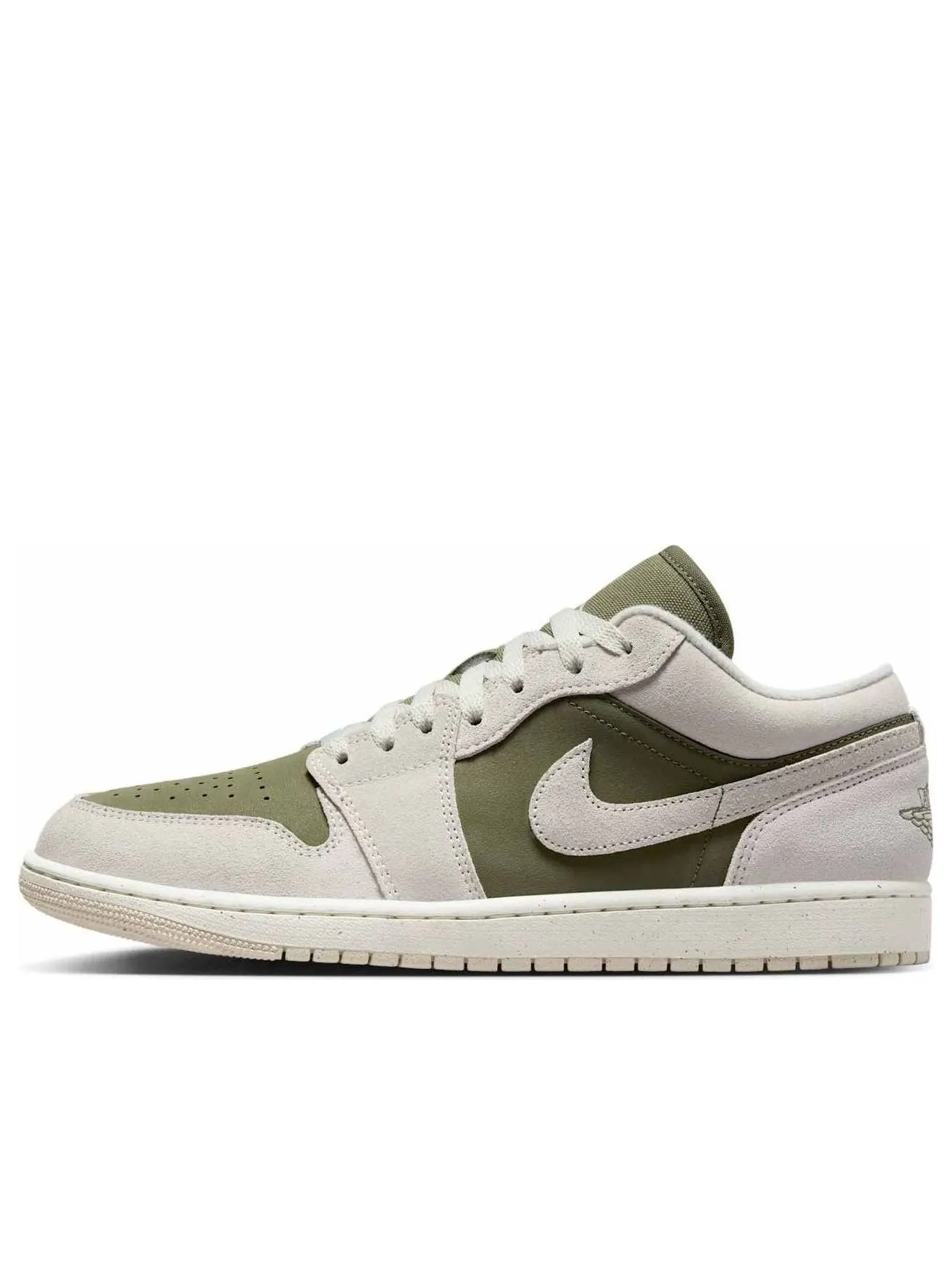 Кроссовки Air Jordan 1 Low 'Medium Olive' — изображение 1 из 6, серый