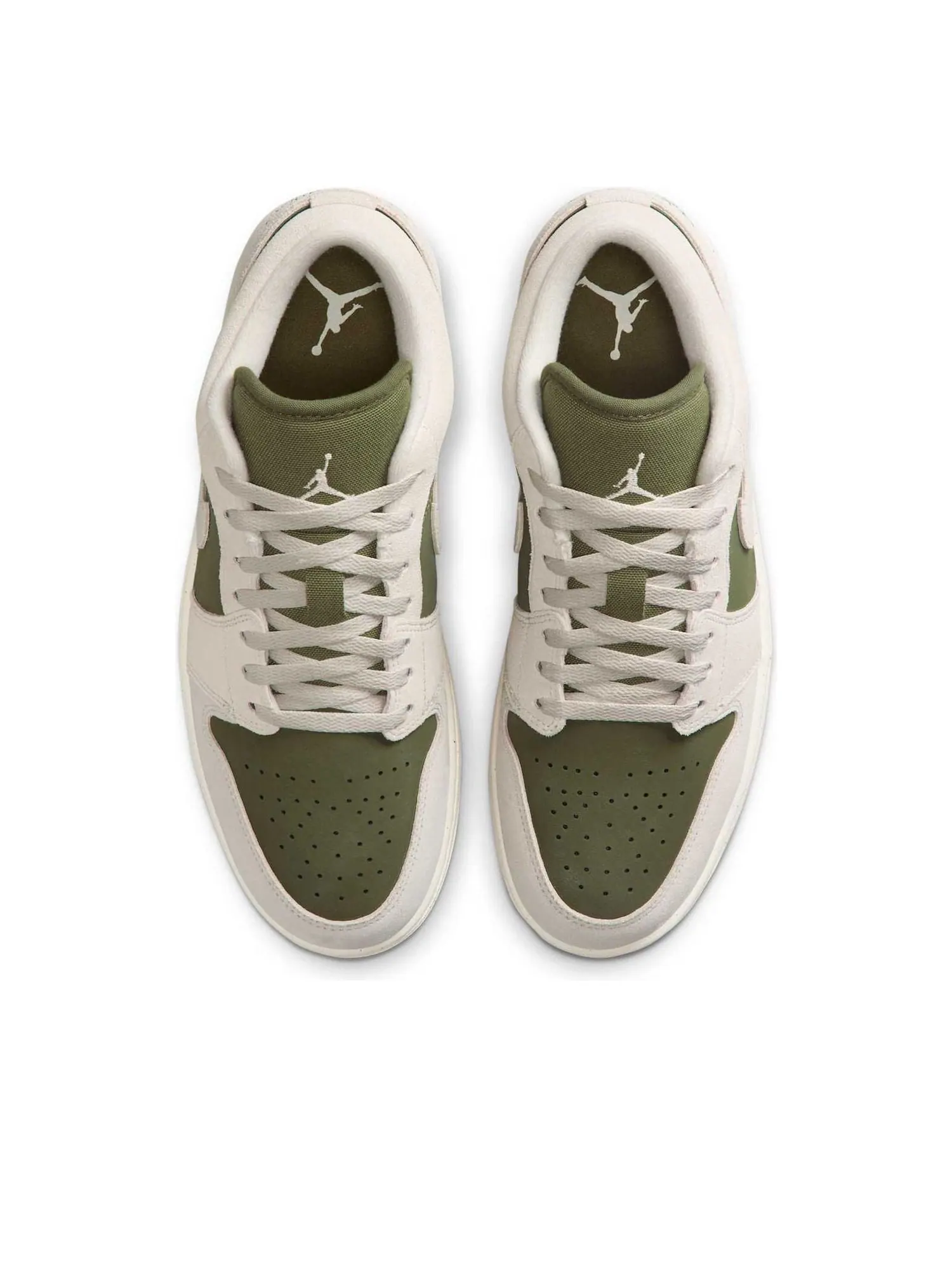 Кроссовки Air Jordan 1 Low 'Medium Olive' — изображение 2 из 6, серый