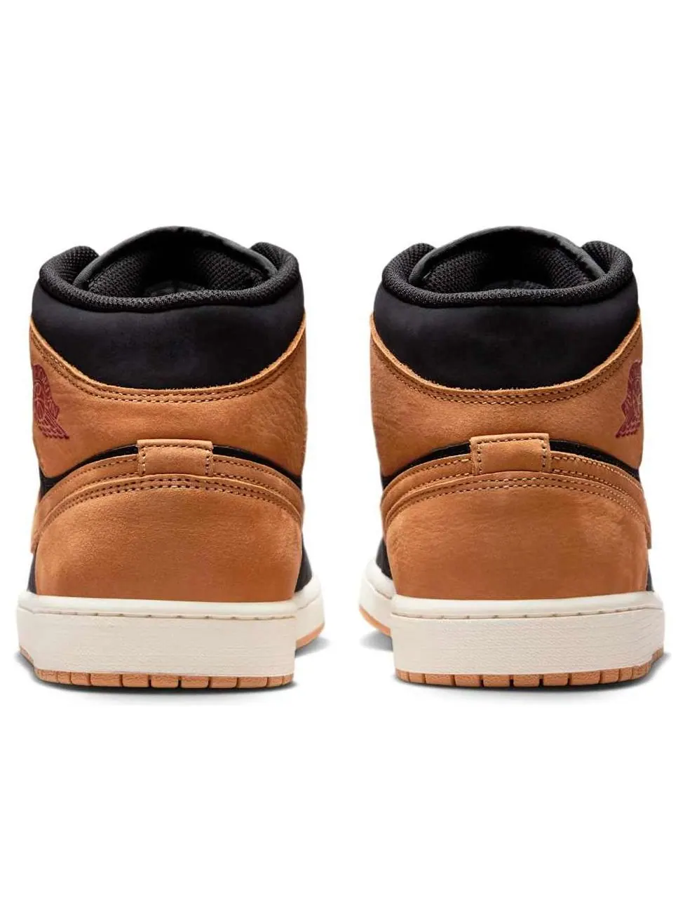 Кроссовки Air Jordan 1 Mid 'Black Flax' — изображение 3 из 6, черный