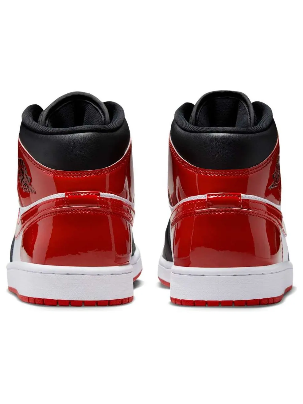 Кроссовки Air Jordan 1 Mid 'Bred Toe' — изображение 3 из 6, красный
