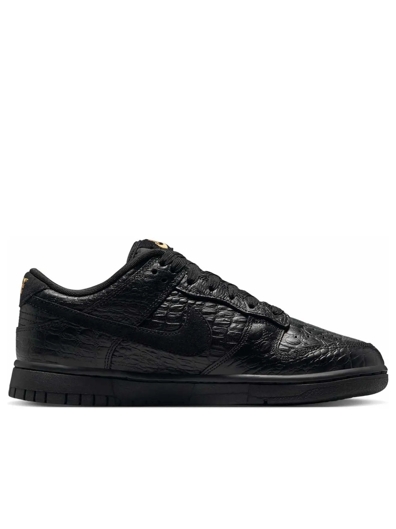Кроссовки (WMNS) Nike Dunk Low 'Black Croc' — изображение 6 из 6, черный