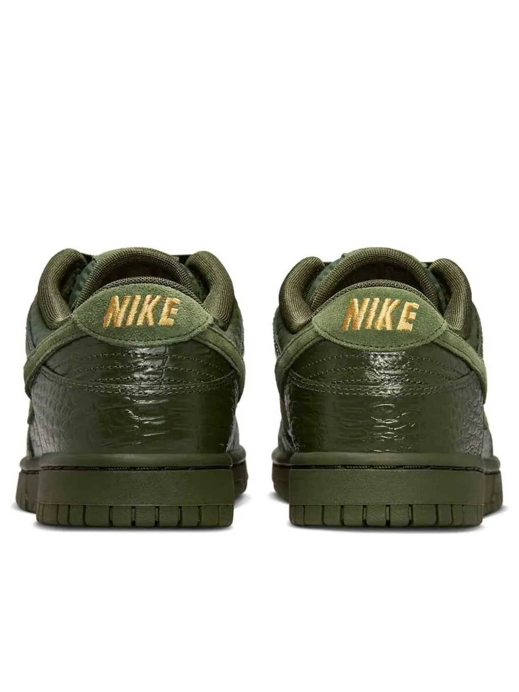 Кроссовки Nike Dunk Low 'Crocodile' — изображение 4 из 7, оливковый зеленый