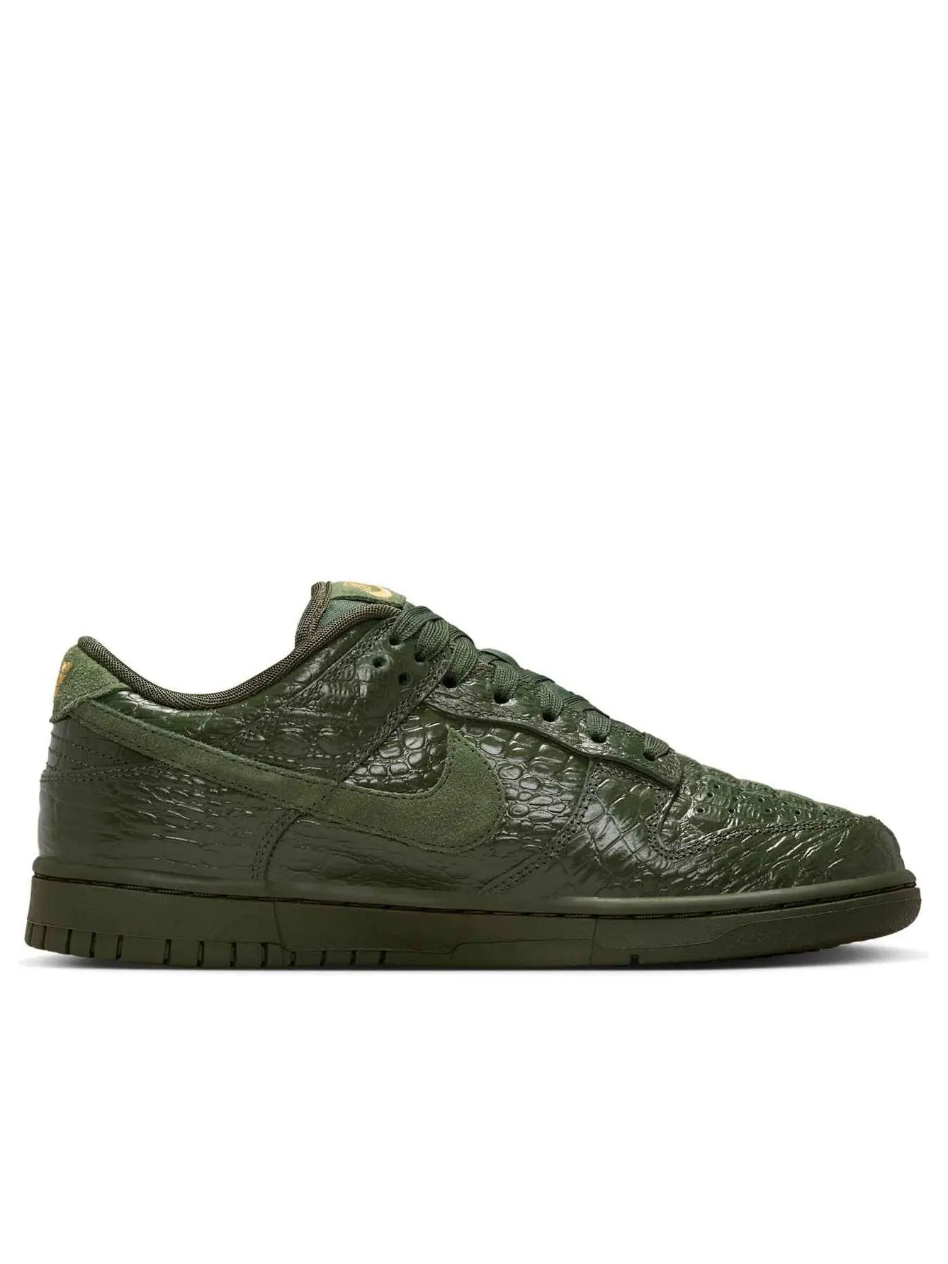 Кроссовки Nike Dunk Low 'Crocodile' — изображение 7 из 7, оливковый зеленый