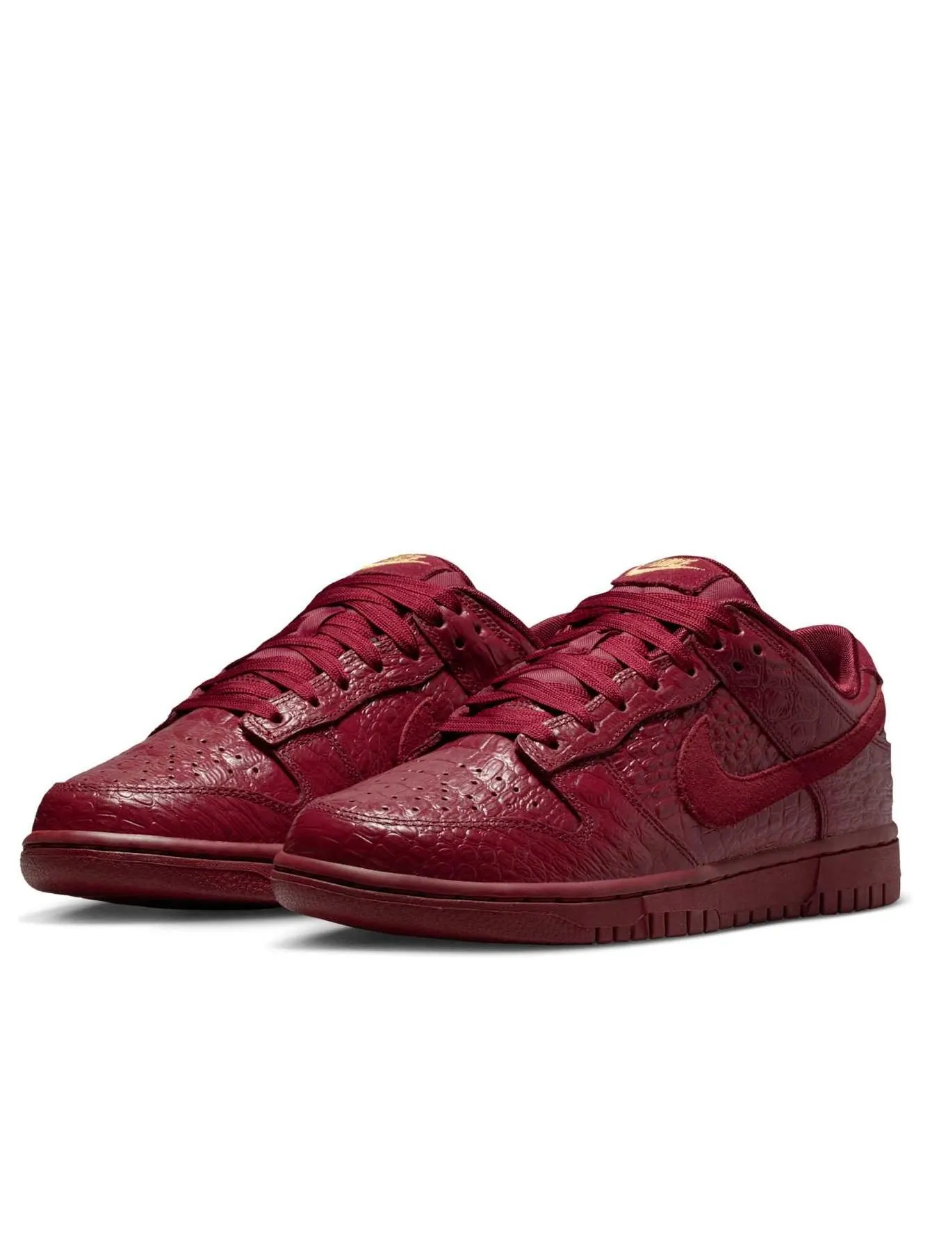 Кроссовки (WMNS) Nike Dunk Low 'Team Red Croc' — изображение 4 из 6, красный