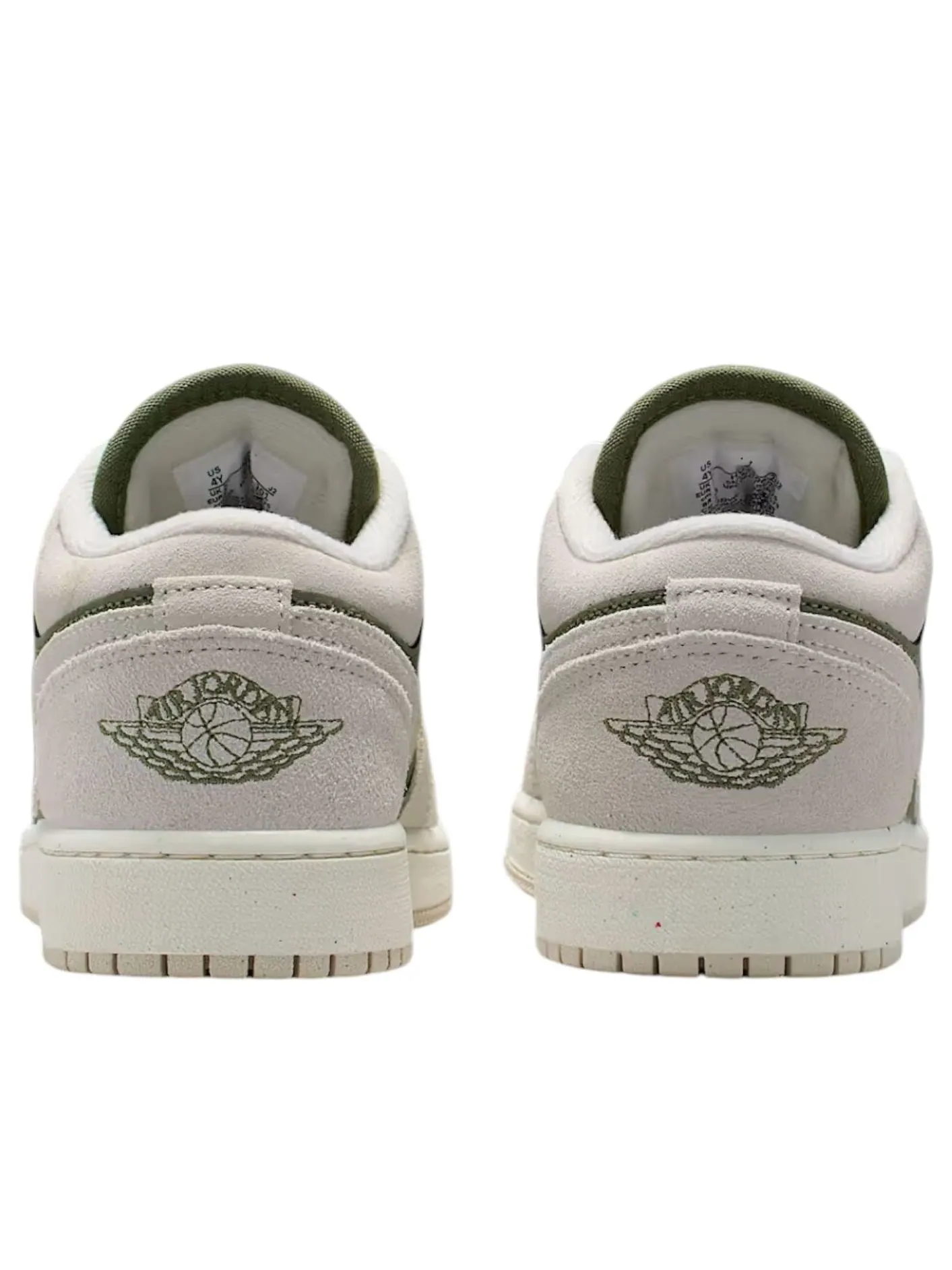 Кроссовки (GS) Air Jordan 1 Low SE 'Medium Olive Sail' — изображение 4 из 6, мульти