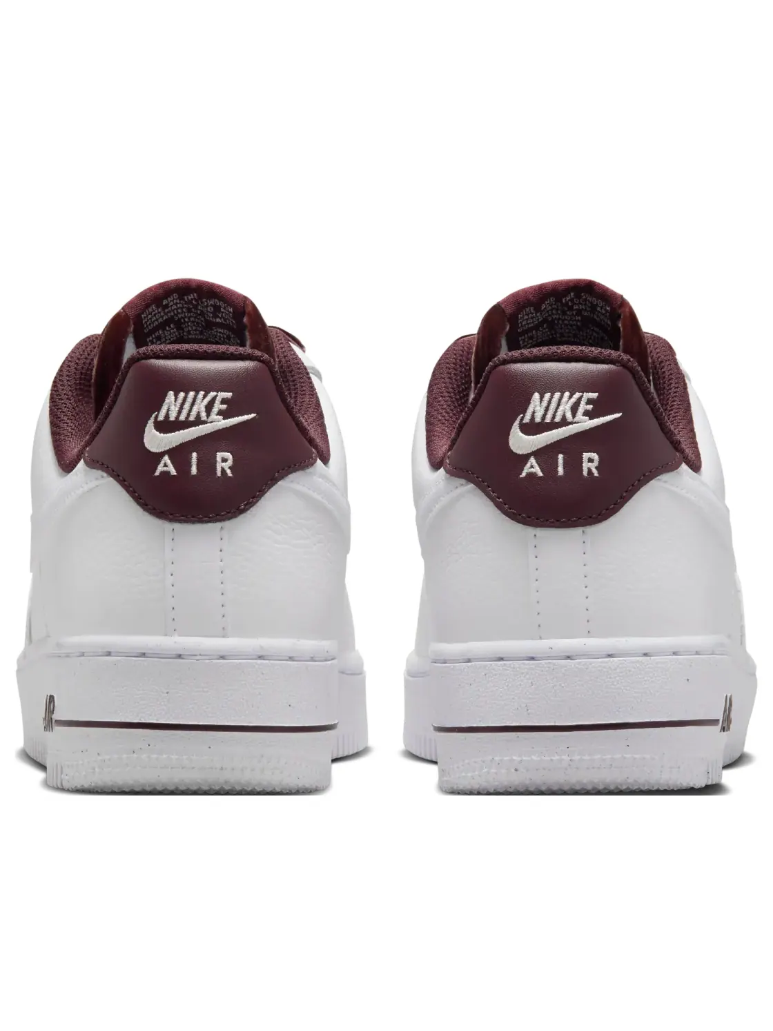Кроссовки (WMNS) Nike Air Force 1 '07 Vintage 'Burgundy Crush Pale Ivory White' — изображение 4 из 6, белый
