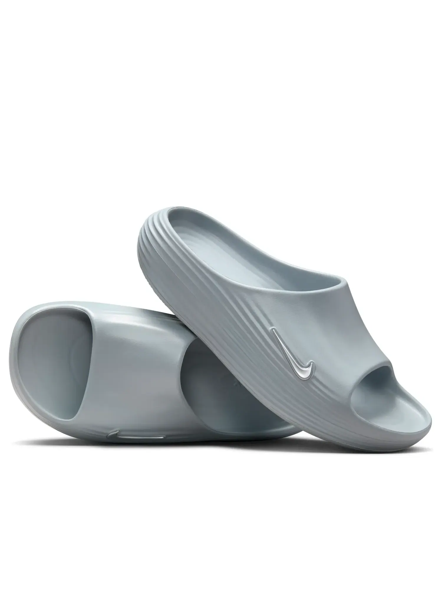 Мужские сланцы с закрытым носком из кожи ReactX Rejuven8 Nike — изображение 1 из 6, серый