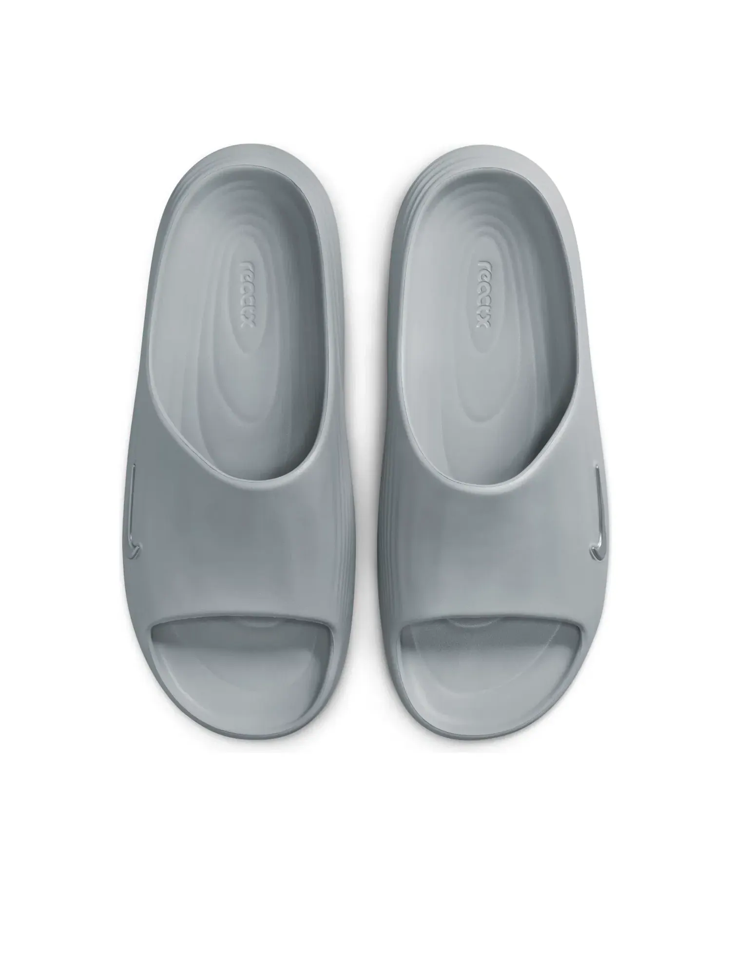 Мужские сланцы с закрытым носком из кожи ReactX Rejuven8 Nike — изображение 3 из 6, серый