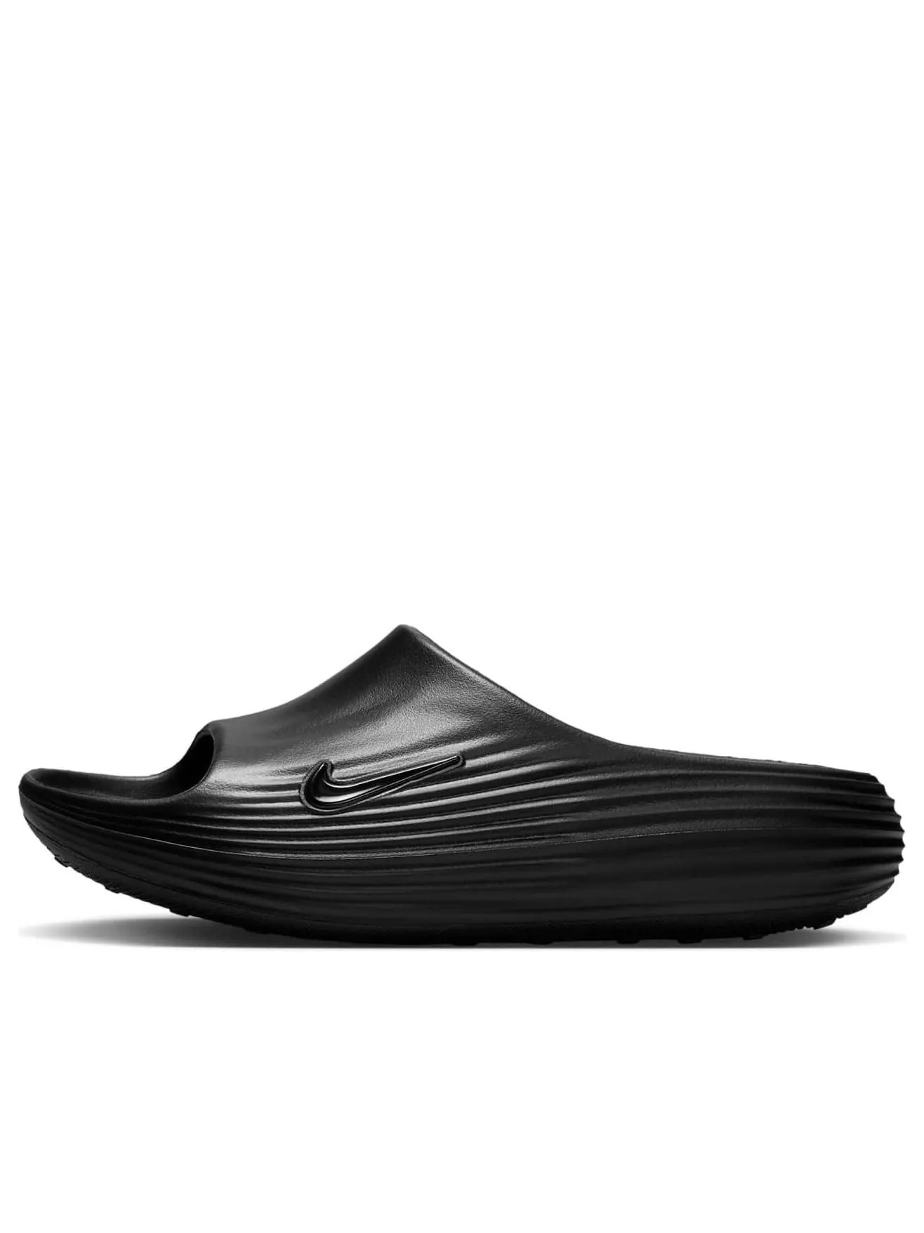 Шлепанцы (WMNS) Nike ReactX Rejuven8 Slides 'Triple Black' — изображение 1 из 5, черный
