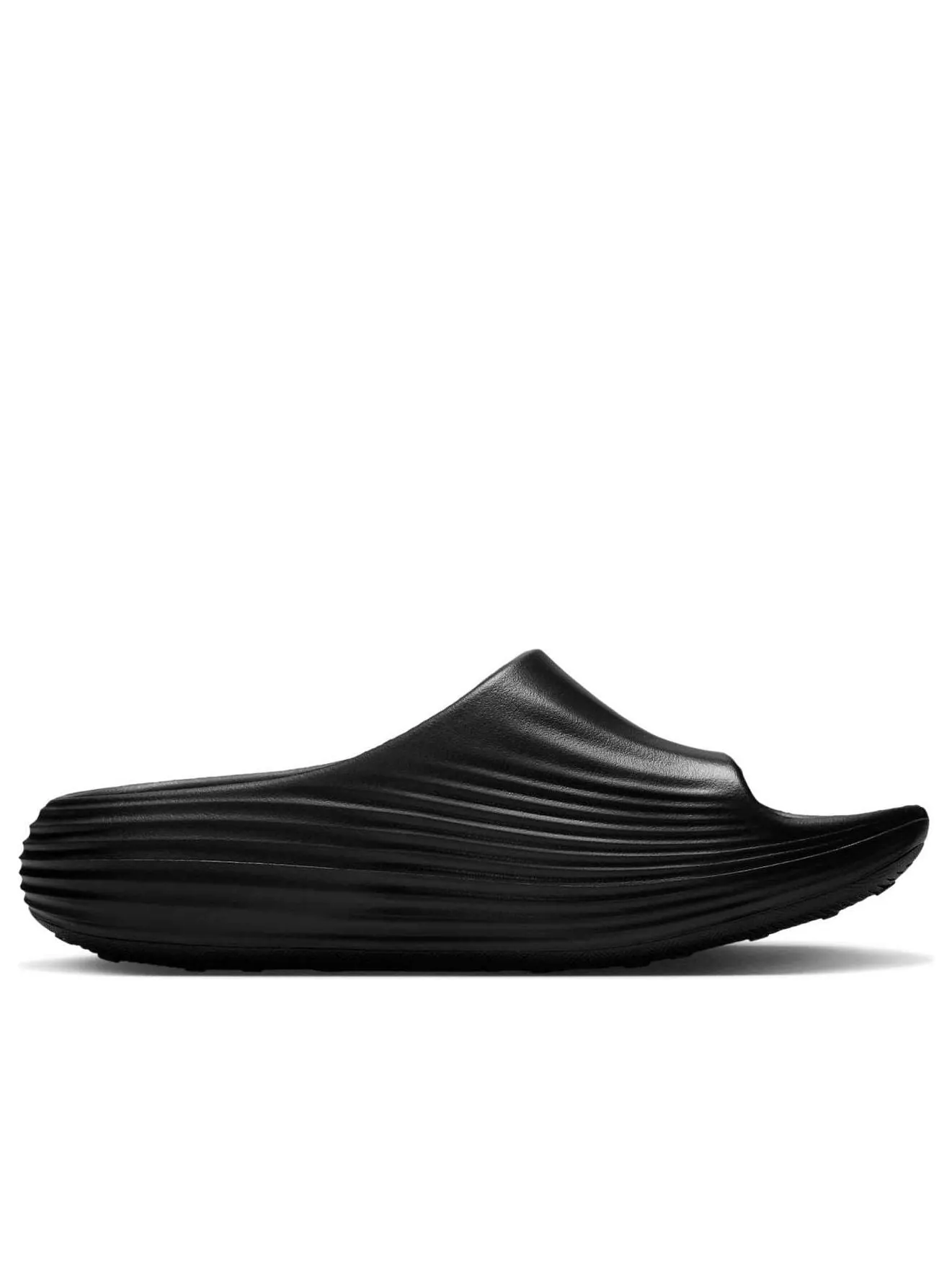 Шлепанцы (WMNS) Nike ReactX Rejuven8 Slides 'Triple Black' — изображение 2 из 5, черный