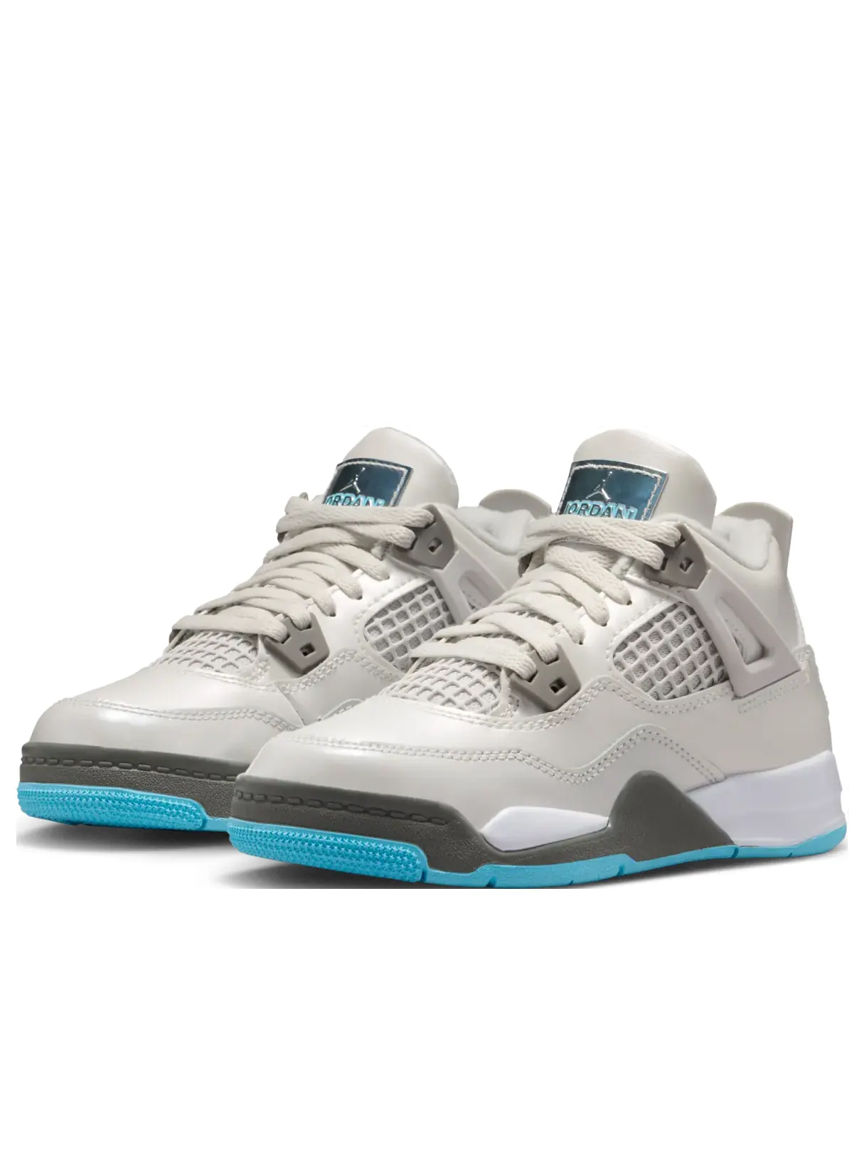 Кроссовки (PS) Air Jordan 4 Retro 'Blue Chill' — изображение 4 из 7, серый