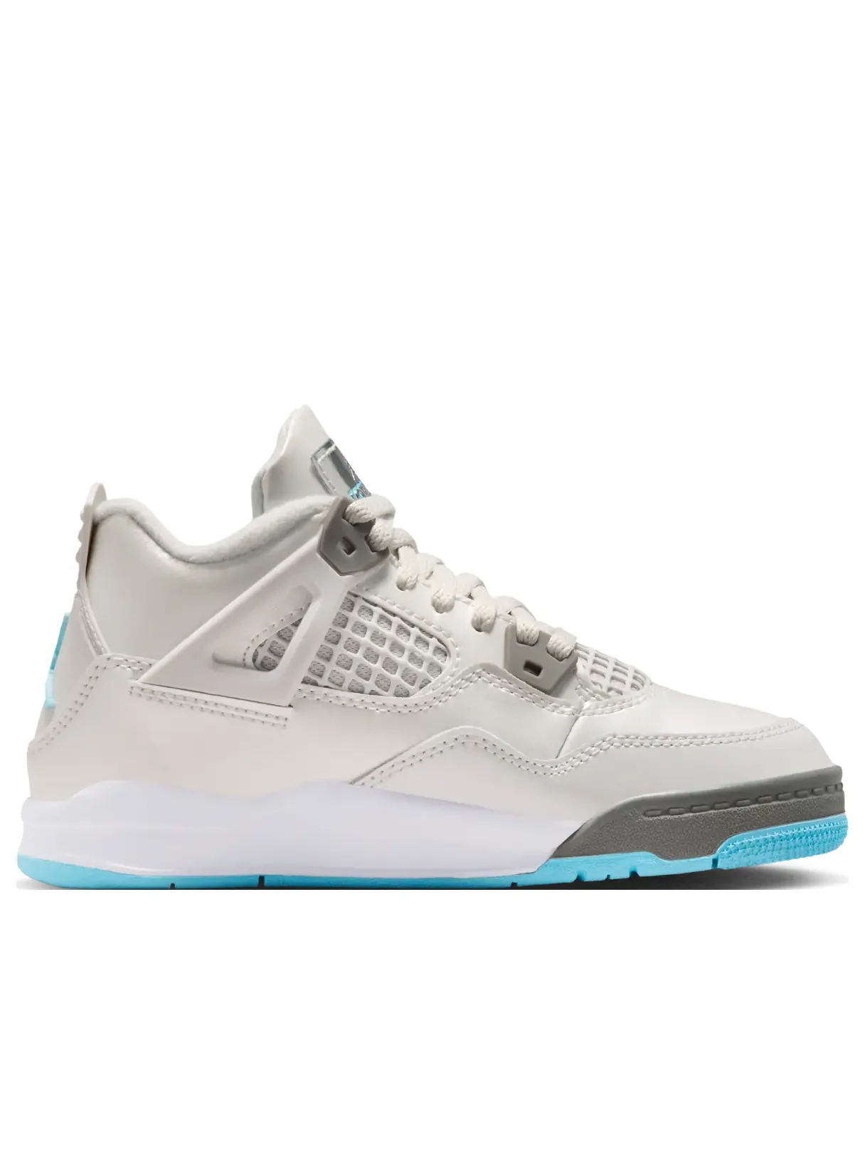Кроссовки (PS) Air Jordan 4 Retro 'Blue Chill' — изображение 6 из 7, серый