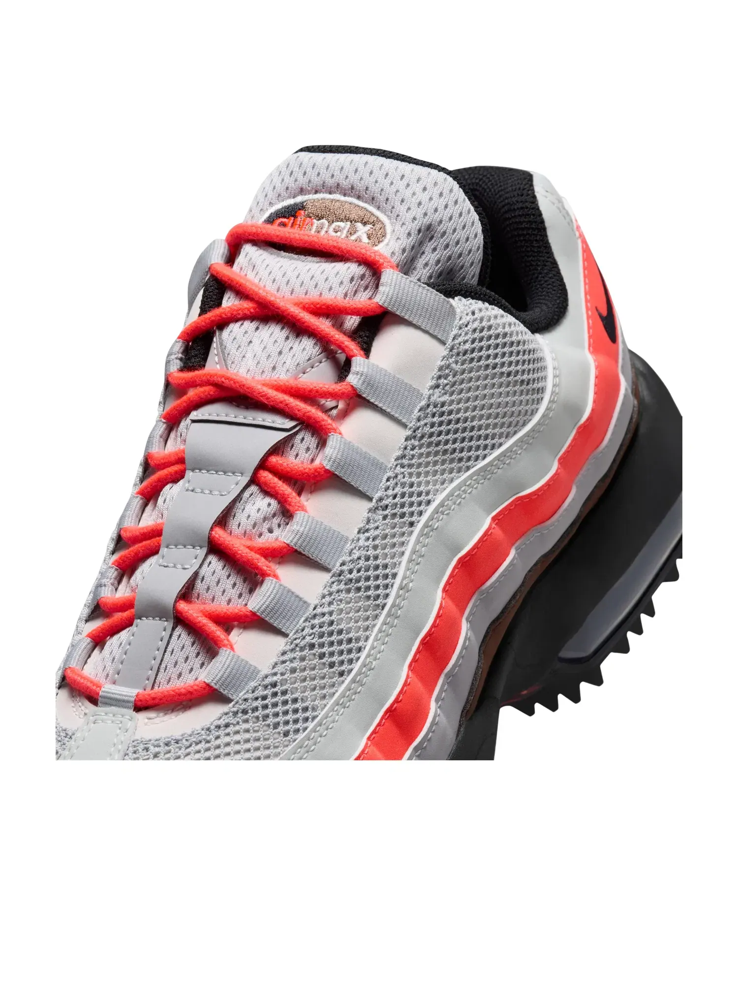 Мужские кроссовки с шнуровкой Air Max 95 Light Silver Smoke Grey Nike — 7