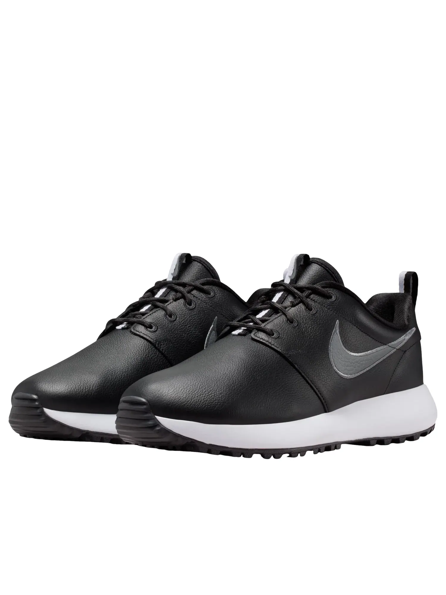 Мужские кроссовки с кожаным верхом Nike Roshe Black Smoke Grey — изображение 5 из 7, черный
