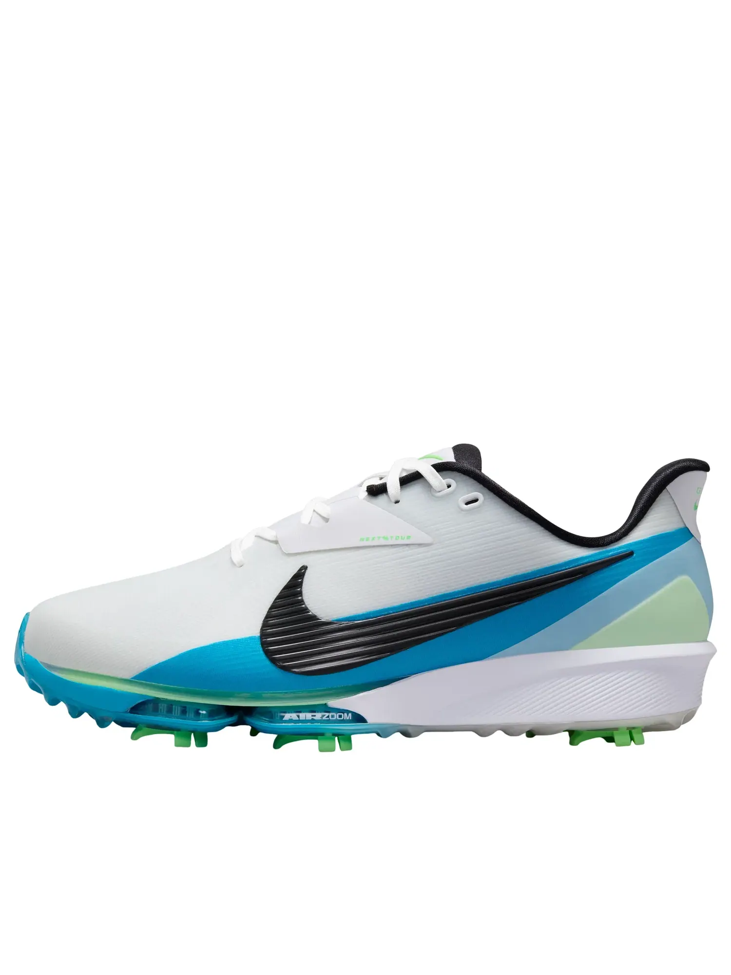 Мужские кроссовки для гольфа с шнуровкой Nike Next% Tour 3 Summit White Light Currant Blue — 1