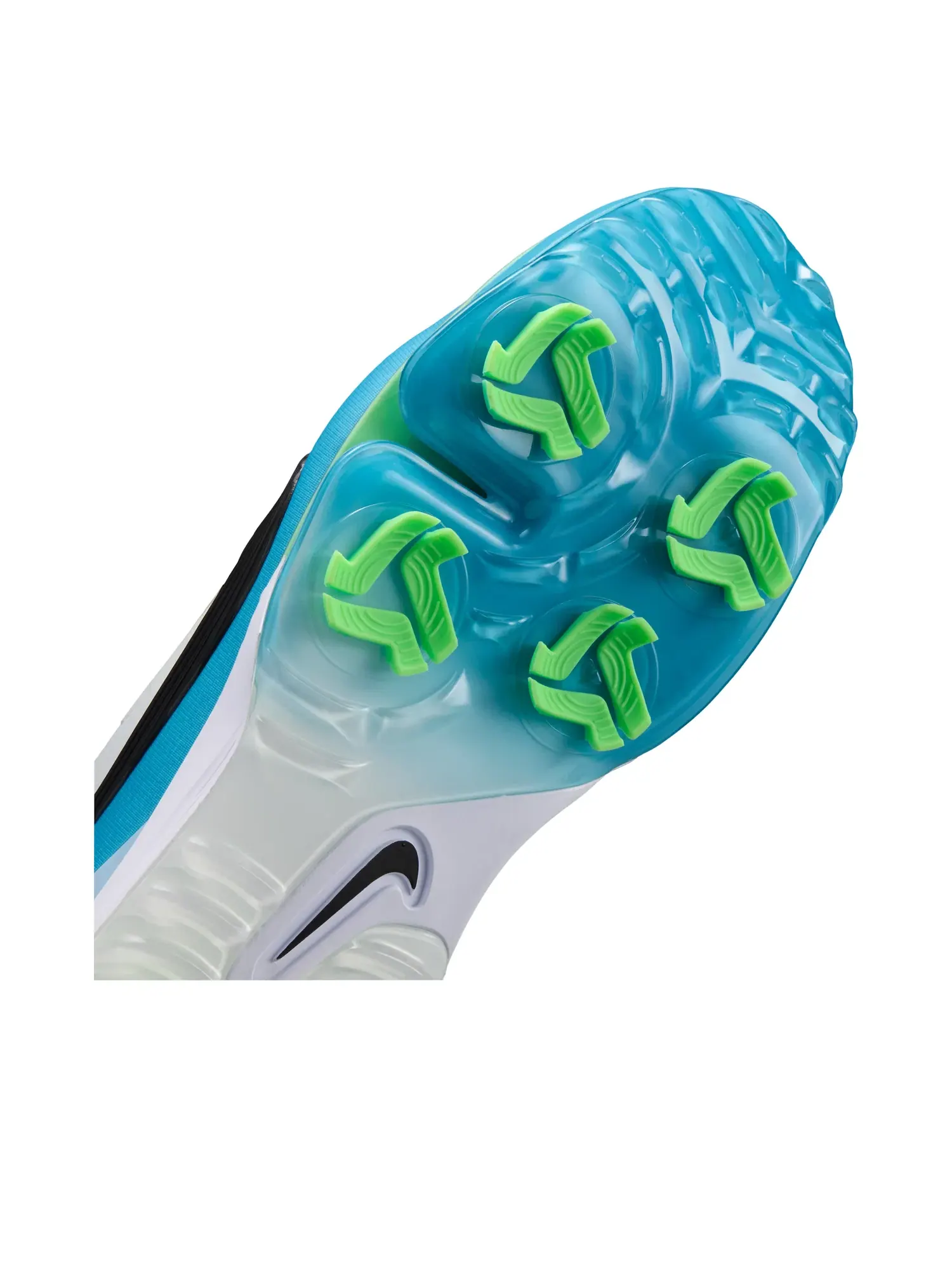 Мужские кроссовки для гольфа с шнуровкой Nike Next% Tour 3 Summit White Light Currant Blue — 5