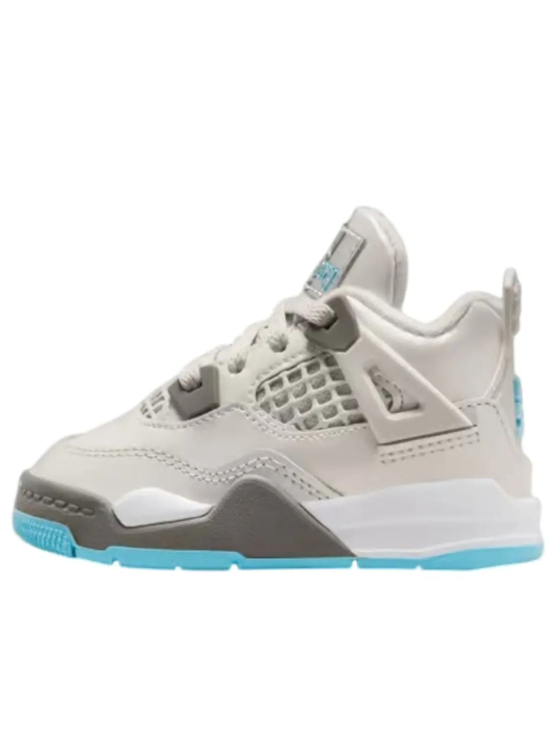 Кроссовки (TD) Air Jordan 4 Retro 'Blue Chill' — изображение 1 из 5, серый