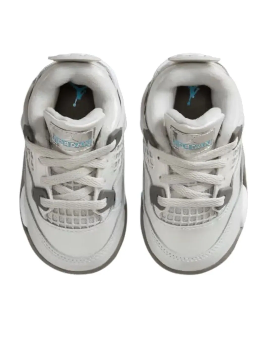 Кроссовки (TD) Air Jordan 4 Retro 'Blue Chill' — изображение 3 из 5, серый