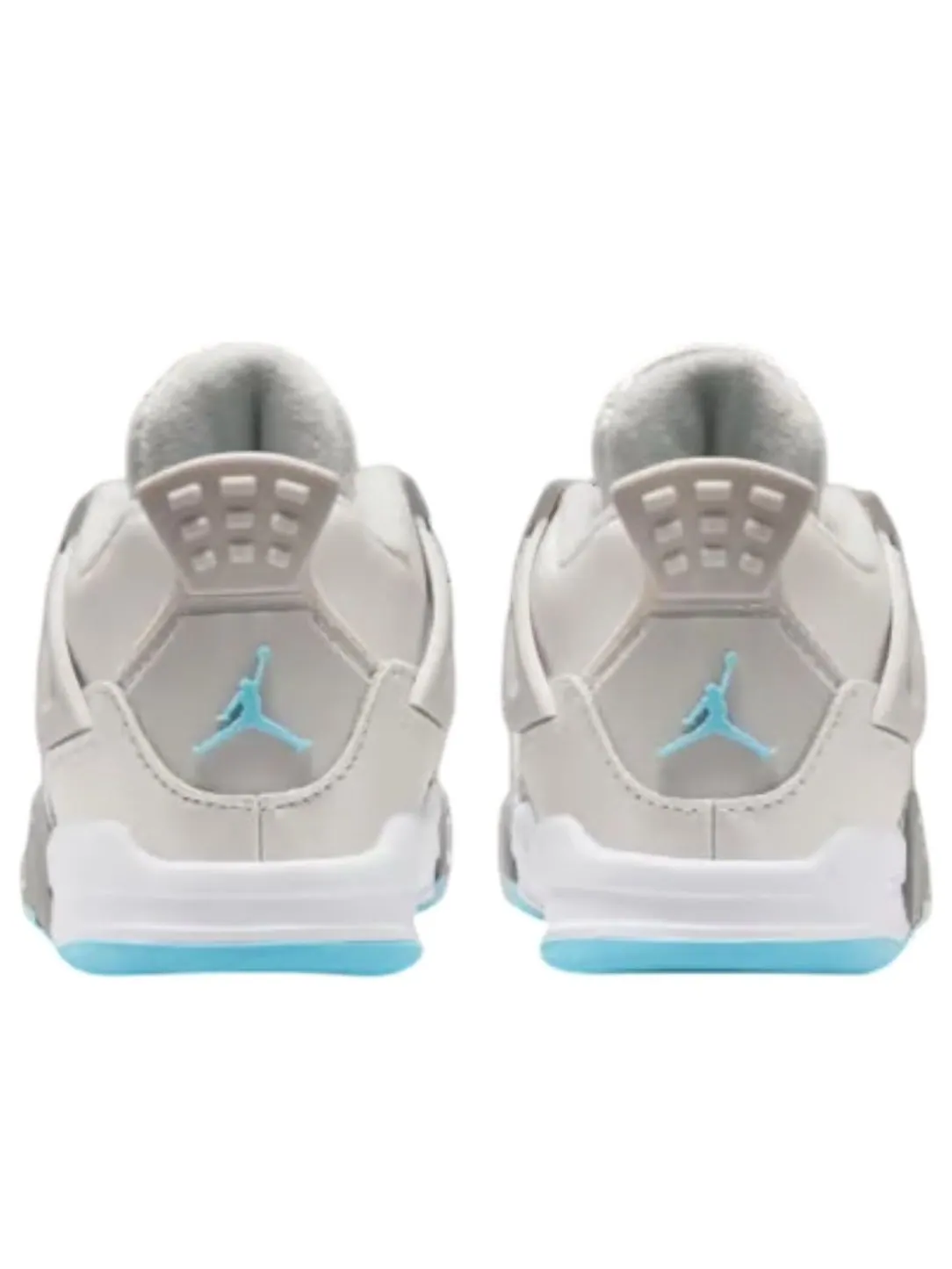 Кроссовки (TD) Air Jordan 4 Retro 'Blue Chill' — изображение 4 из 5, серый