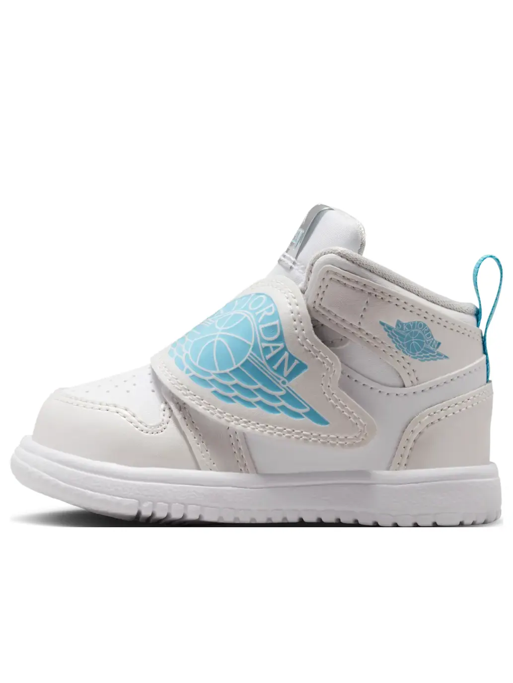 Кроссовки (TD) Air Jordan Sky Jordan 1 'Photon Dust Blue Chill' — изображение 1 из 7, серый