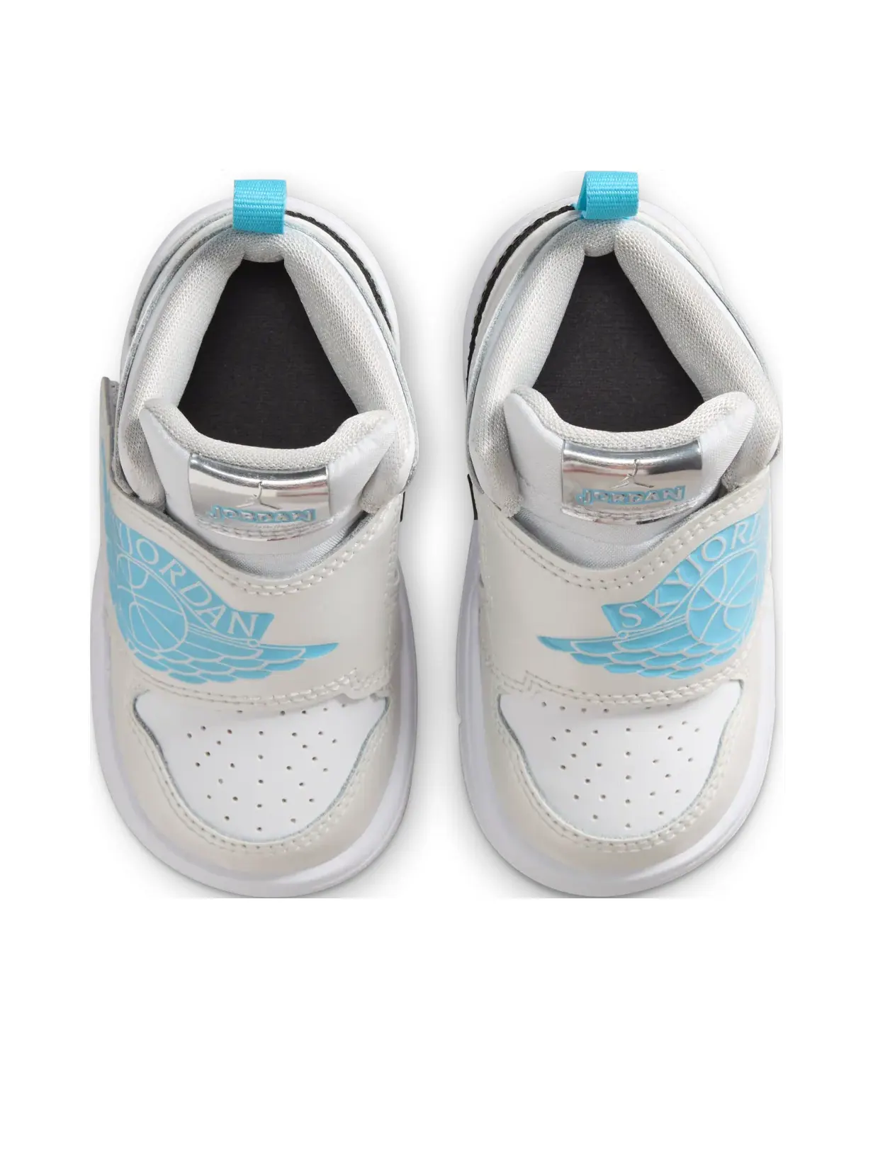 Кроссовки (TD) Air Jordan Sky Jordan 1 'Photon Dust Blue Chill' — изображение 2 из 7, серый
