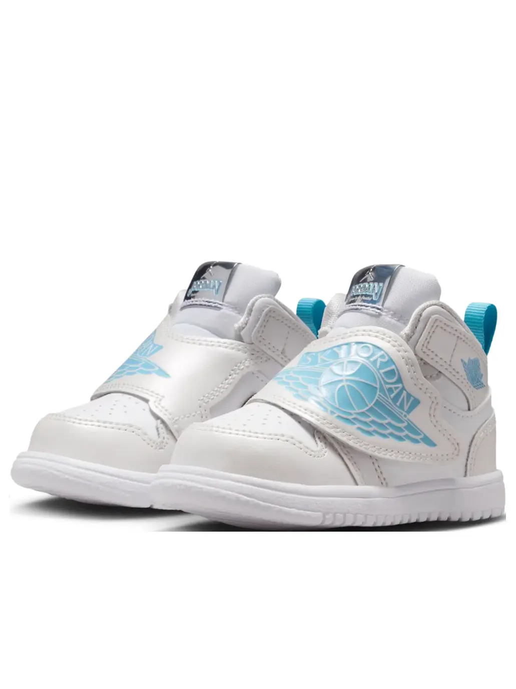 Кроссовки (TD) Air Jordan Sky Jordan 1 'Photon Dust Blue Chill' — изображение 4 из 7, серый