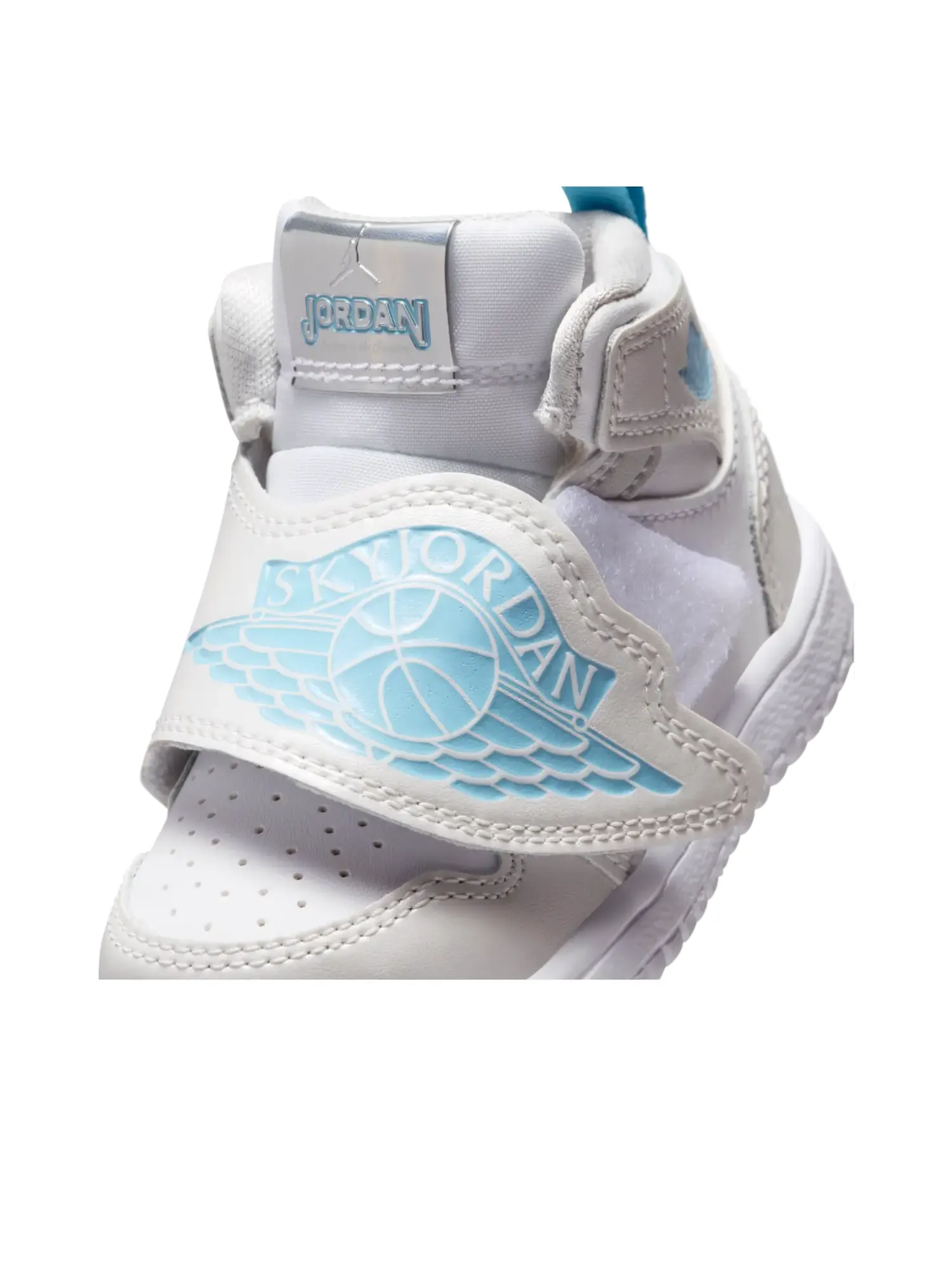 Кроссовки (TD) Air Jordan Sky Jordan 1 'Photon Dust Blue Chill' — изображение 5 из 7, серый