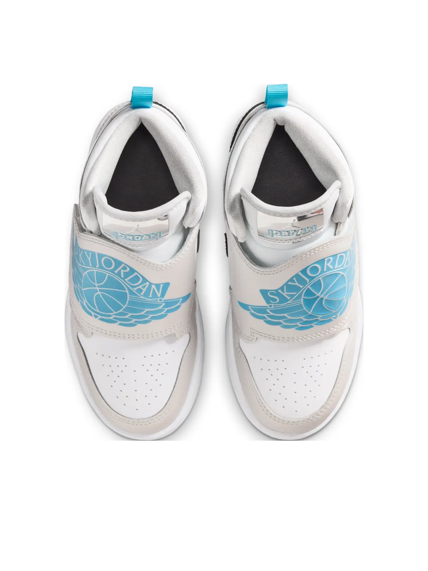 Кроссовки (PS) Air Jordan Sky Jordan 1 'Photon Dust Blue Chill' — изображение 2 из 7, серый
