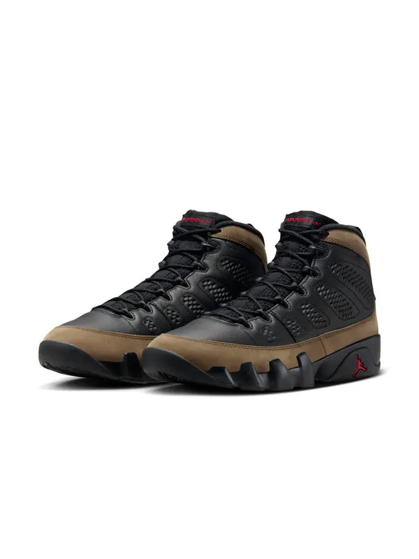 Кроссовки 9 retro 'olive' Air Jordan — изображение 3 из 4