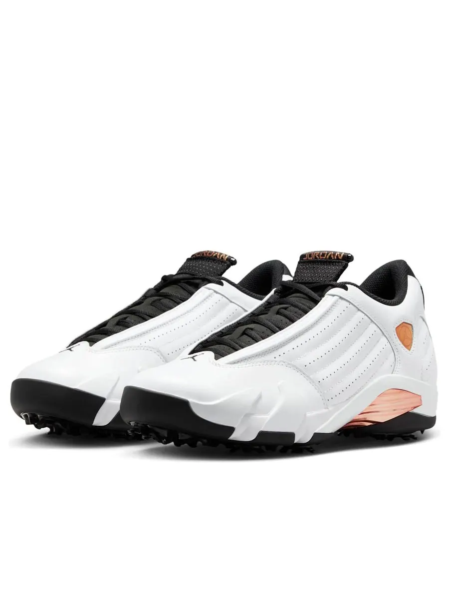 Кроссовки Air Jordan 14 Retro Golf 'US Open' — изображение 3 из 6, белый