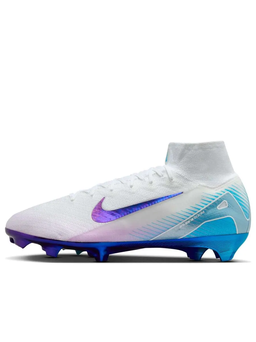 Кроссовки Nike Mercurial Superfly 10 Elite LV8 FG 'Chromatic Pack White Multi-Colour' — изображение 1 из 6, белый