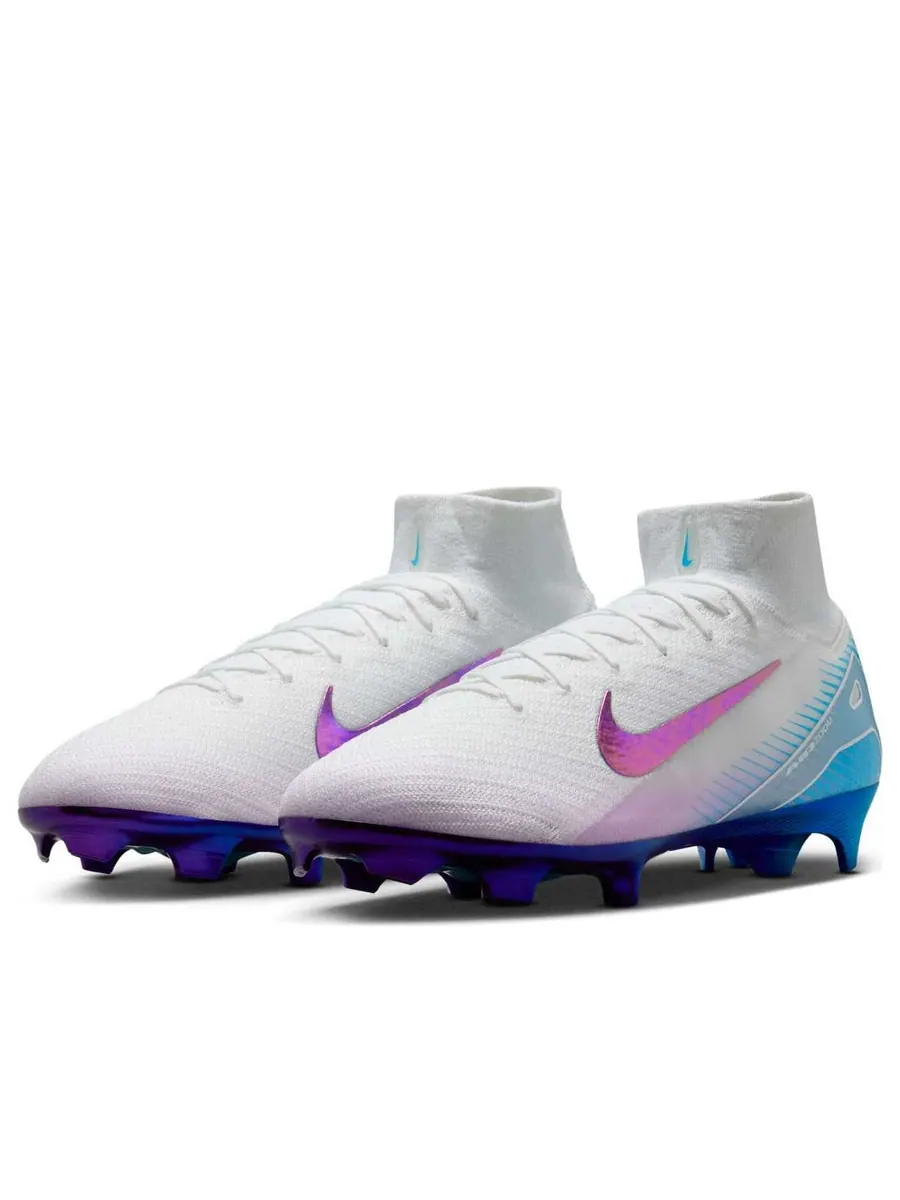 Кроссовки Nike Mercurial Superfly 10 Elite LV8 FG 'Chromatic Pack White Multi-Colour' — изображение 3 из 6, белый