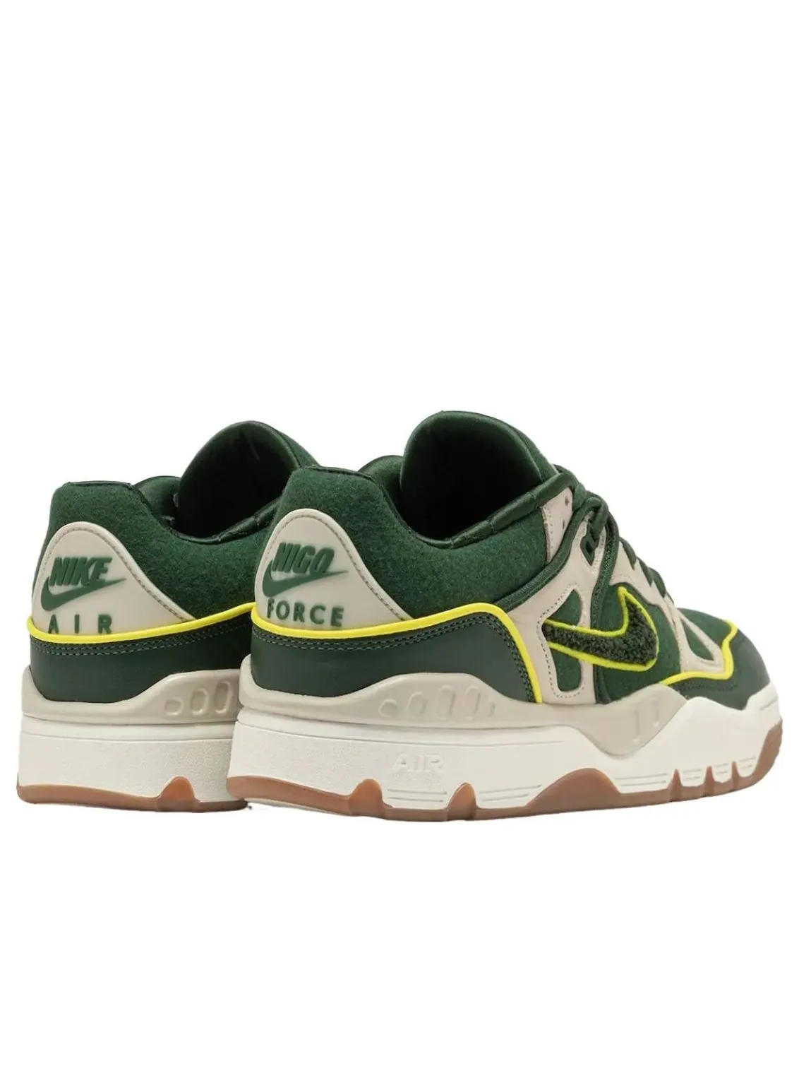 Кроссовки Nike x NIGO Air Force 3 'Forest Green' — изображение 3 из 4