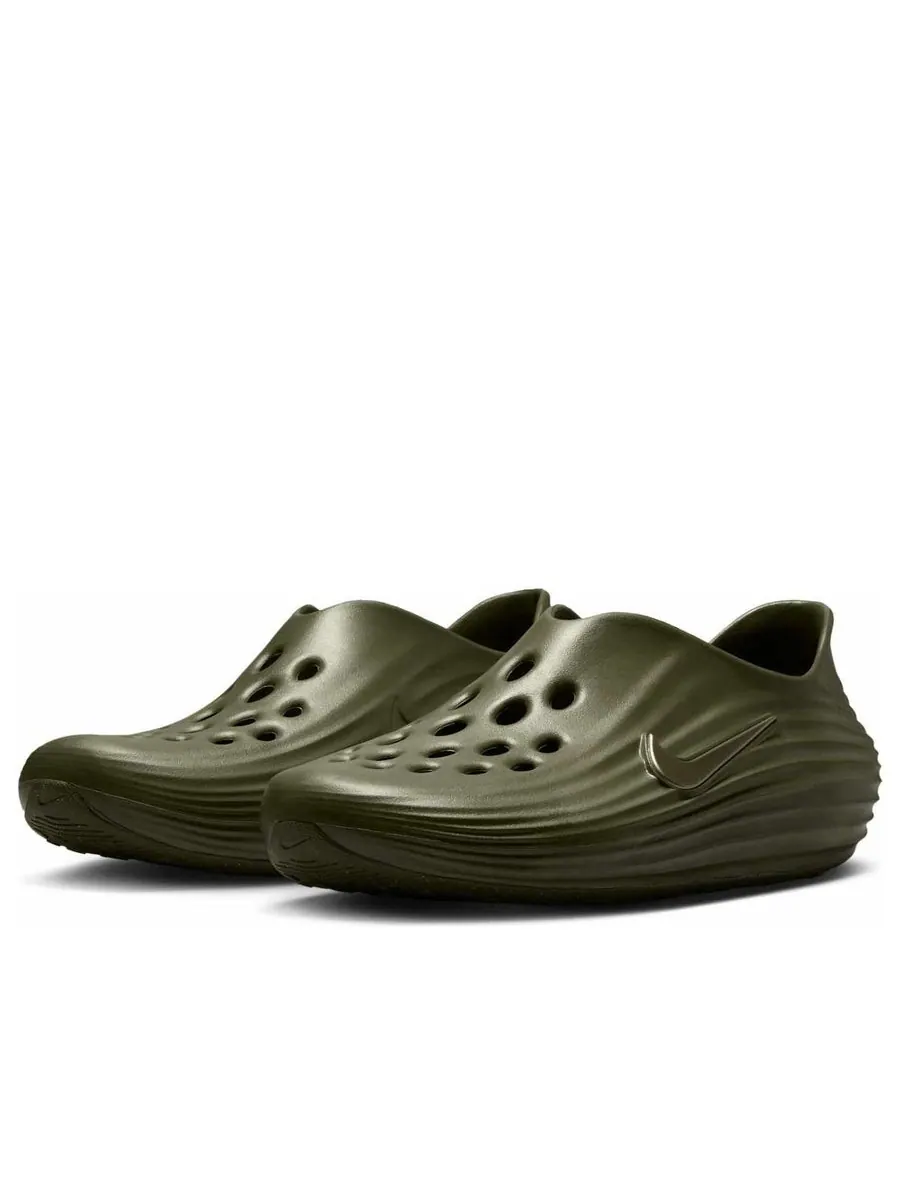 Кроссовки Nike ReactX Rejuven8 Sandals 'Medium Olive' — изображение 3 из 6, оливковый зеленый