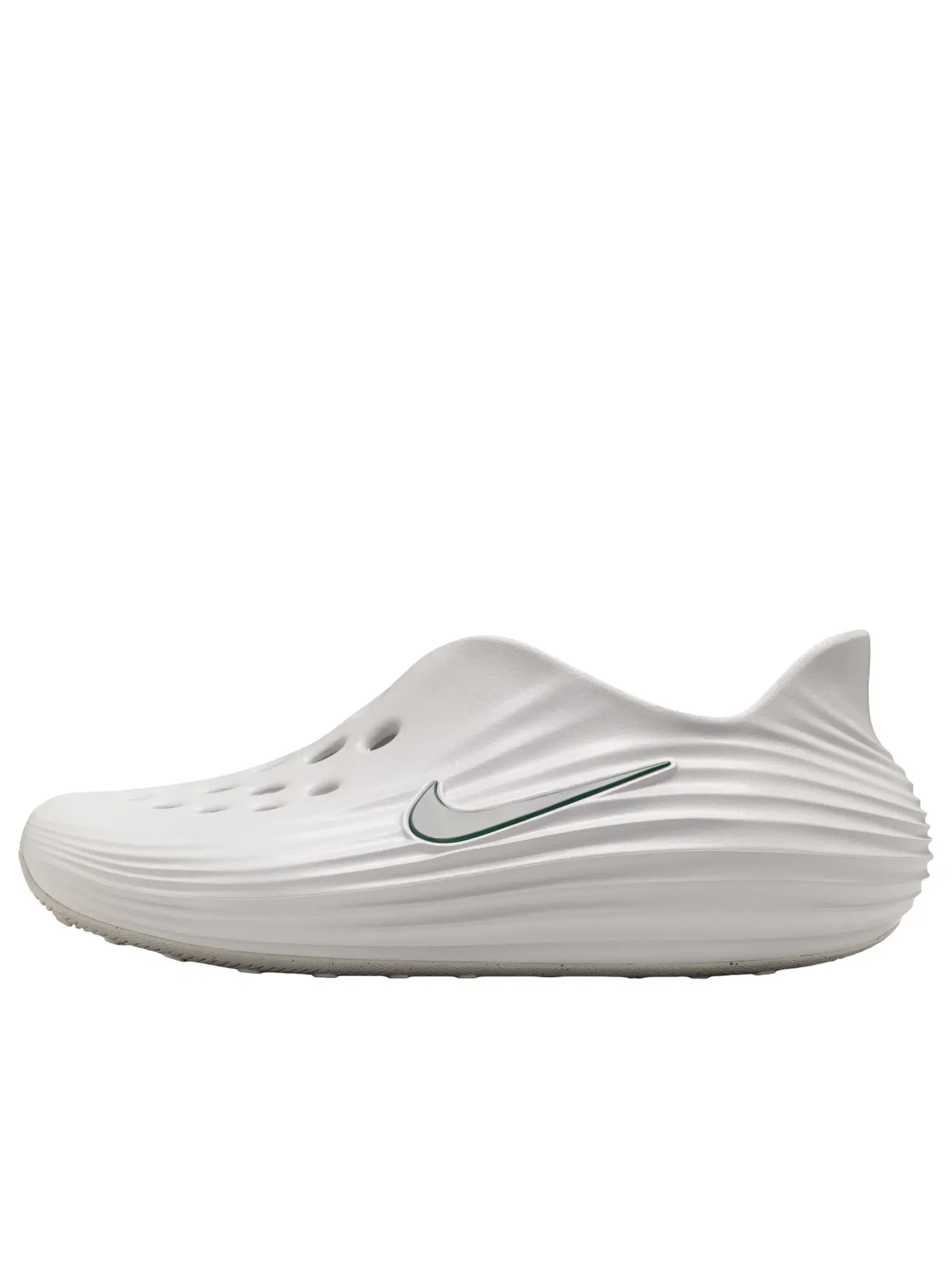 Женские тапочки с закрытым носком Nike React X Rejuvenate Best Gray — изображение 1 из 6, серый