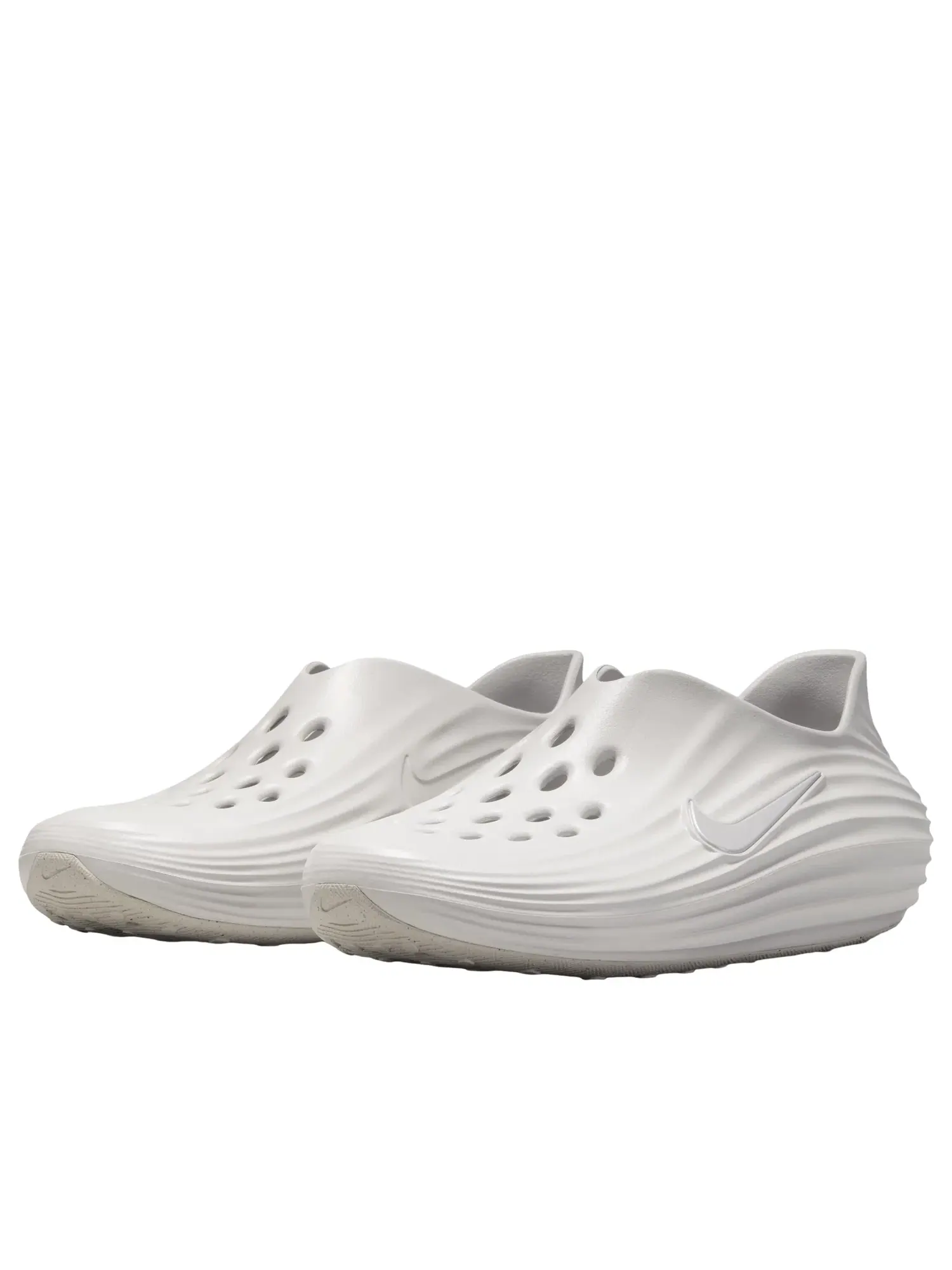Женские тапочки с закрытым носком Nike React X Rejuvenate Best Gray — изображение 4 из 6, серый