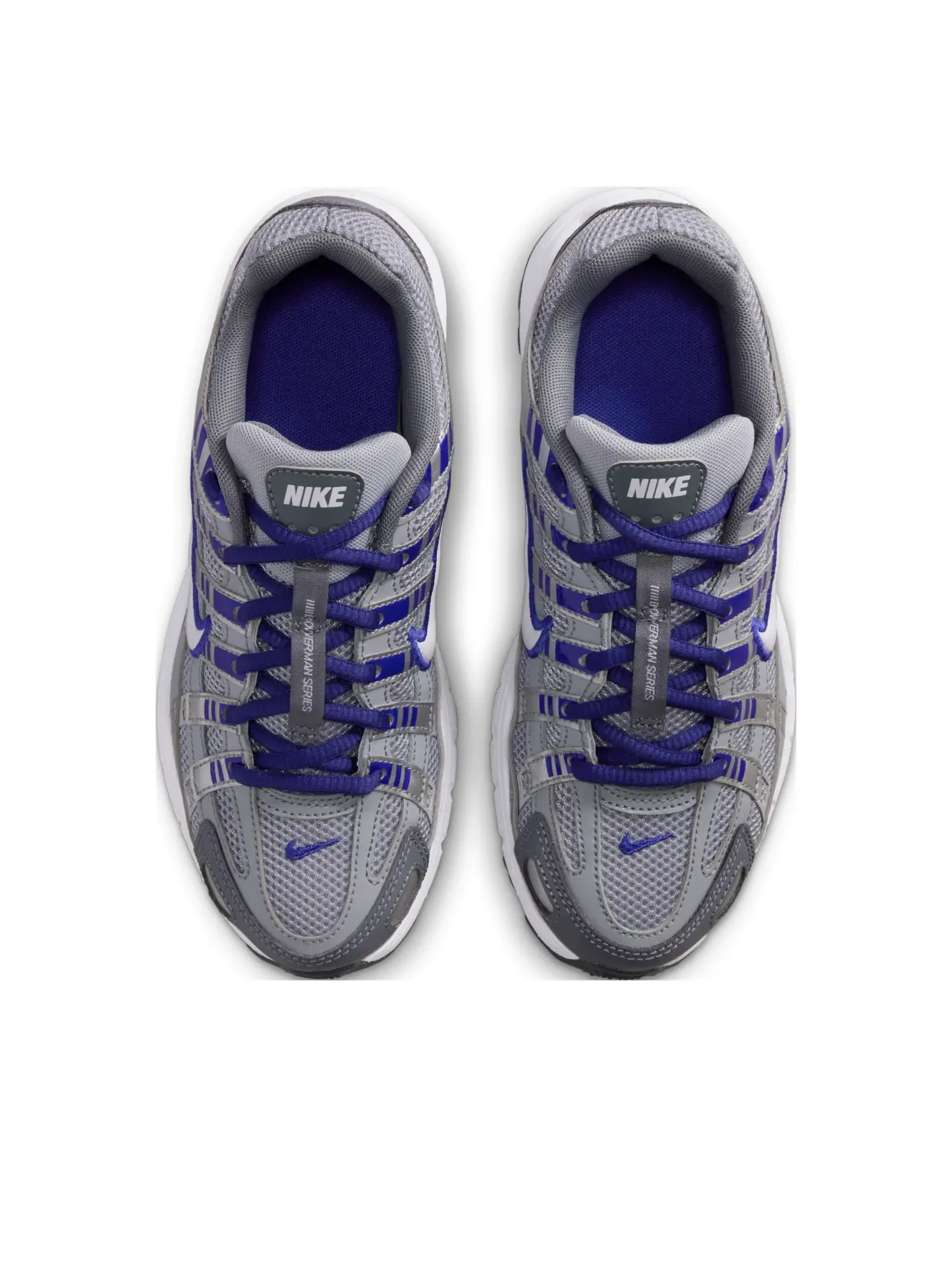Кроссовки (GS) Nike P-6000 'Wolf Grey Deep Night' — изображение 2 из 6, серый