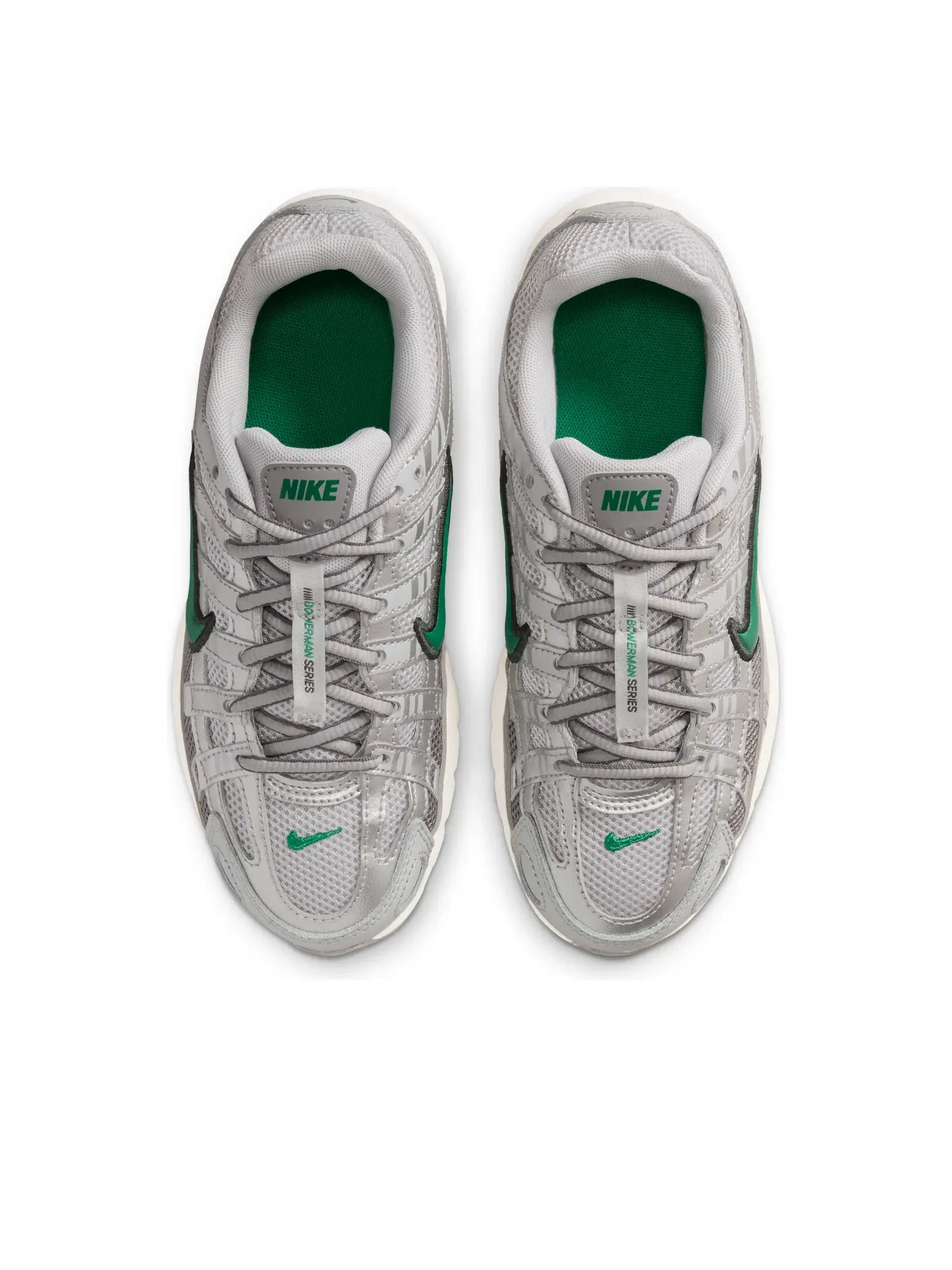 Кроссовки Nike P-6000 'Grey Fog Malachite' HV5064-021 — изображение 3 из 7, зеленый