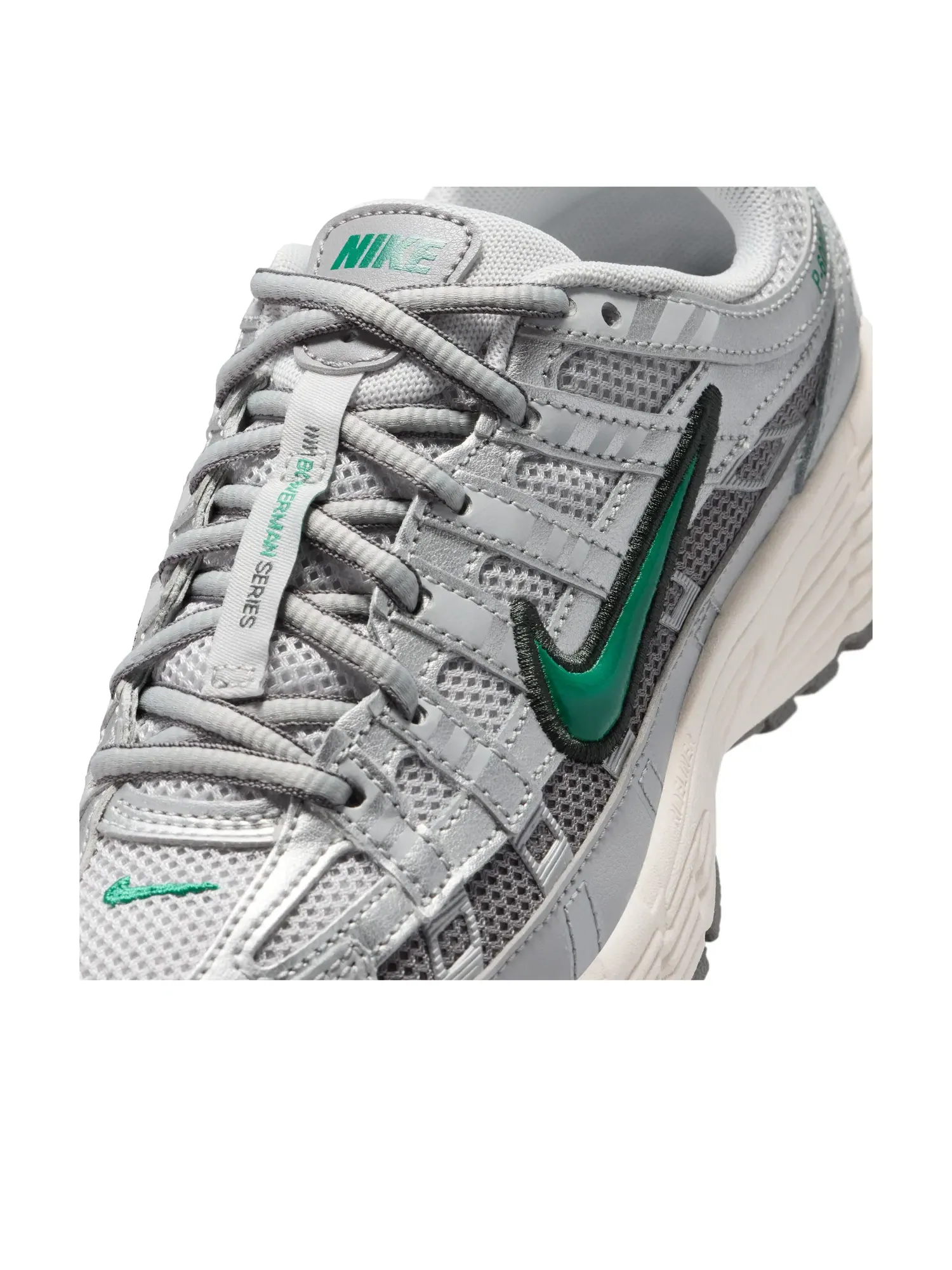 Кроссовки Nike P-6000 'Grey Fog Malachite' HV5064-021 — изображение 6 из 7, зеленый