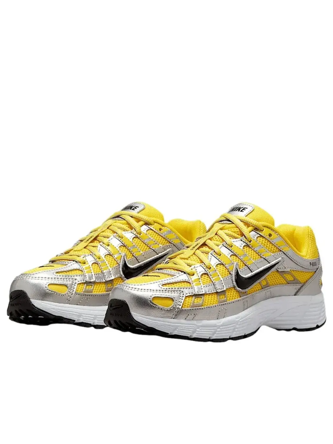 Кроссовки (GS) Nike P-6000 'Lightning Metallic SIlver' — изображение 2 из 5, серебряный