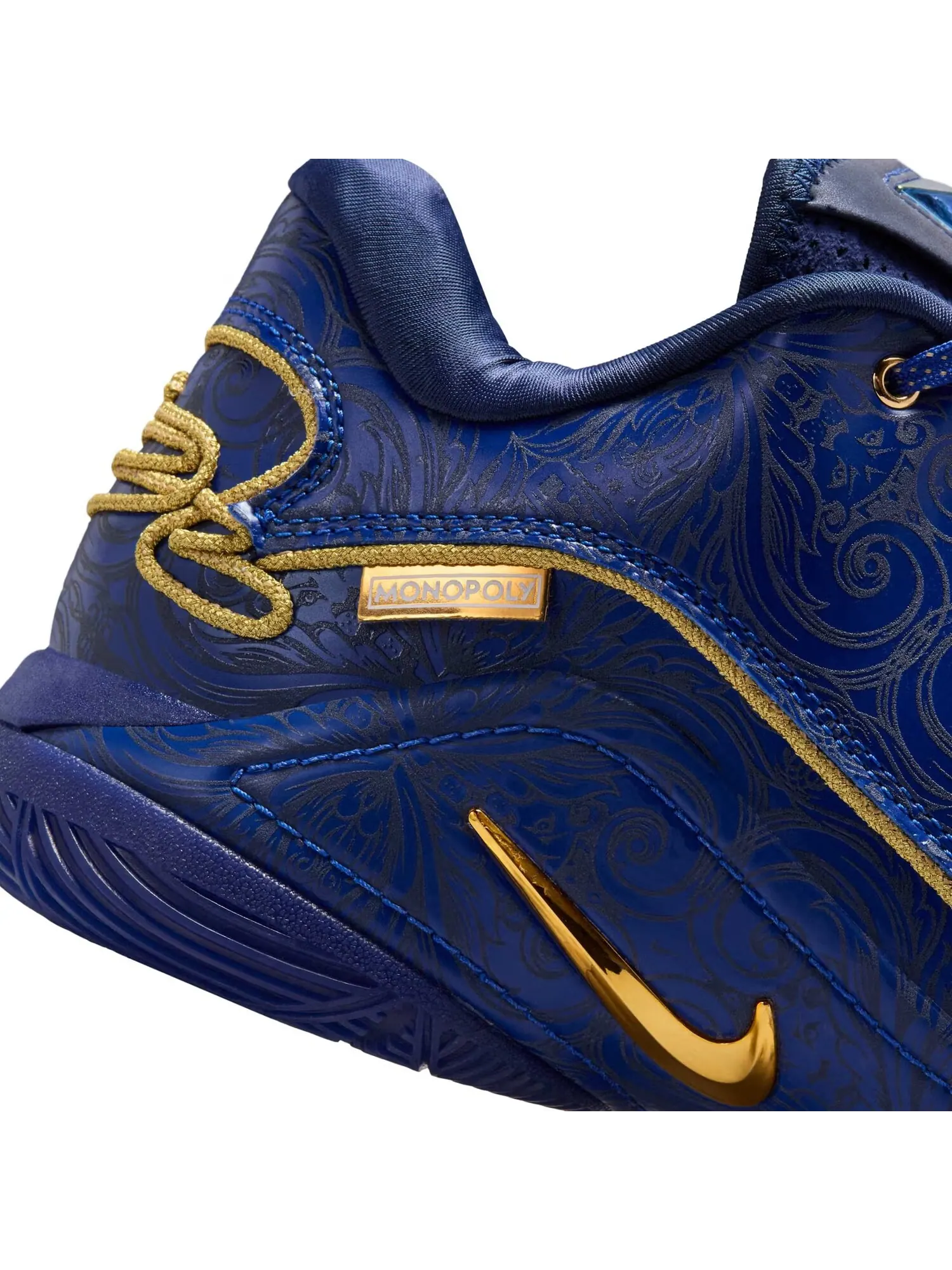 Баскетбольные кроссовки Monopoly x Nike LeBron 22 'Token' — изображение 8 из 12, синий