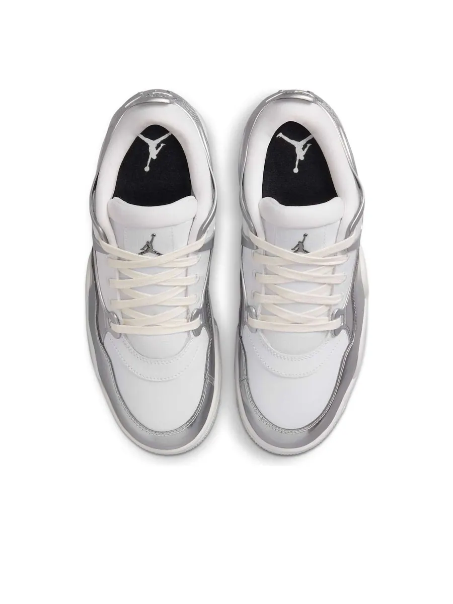 Кроссовки (WMNS) Air Jordan 4 RM 'Chrome' — изображение 4 из 6, серебряный