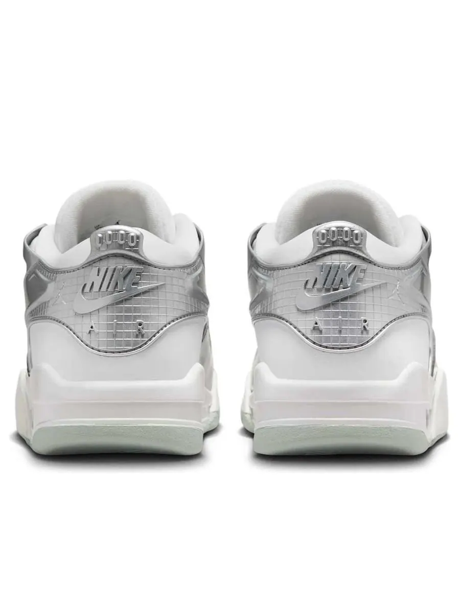 Кроссовки (WMNS) Air Jordan 4 RM 'Chrome' — изображение 5 из 6, серебряный