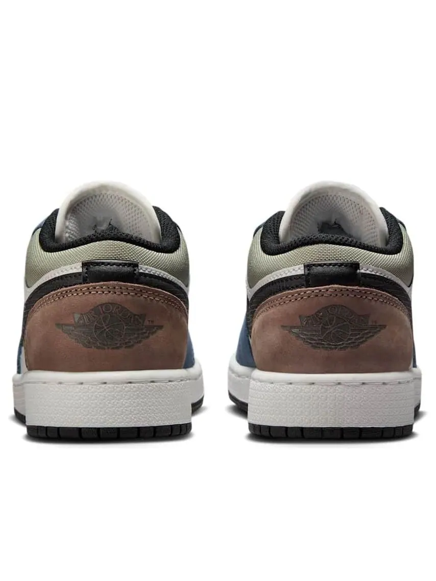 Кроссовки (GS) Air Jordan 1 Low 'Diffused Blue Jade Horizon' — изображение 5 из 6, белый