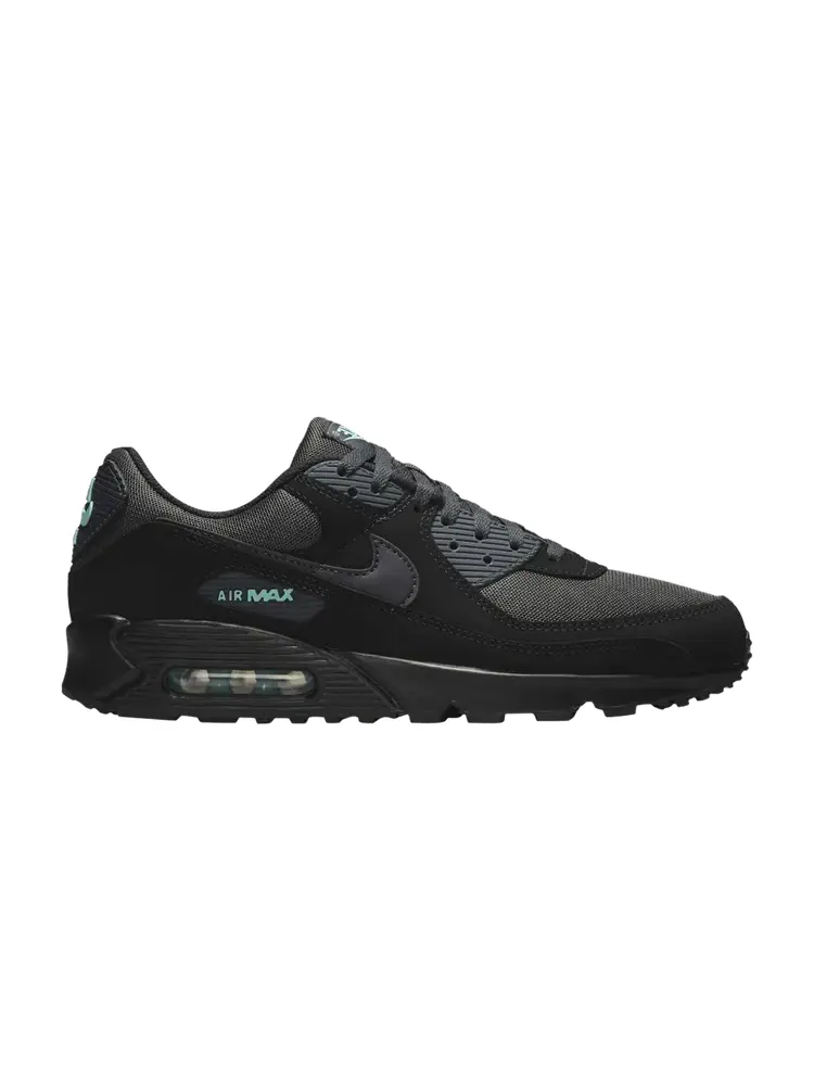 Кроссовки Nike Air Max 90 'Tiffany' черные — изображение 1 из 1, черный//зеленый
